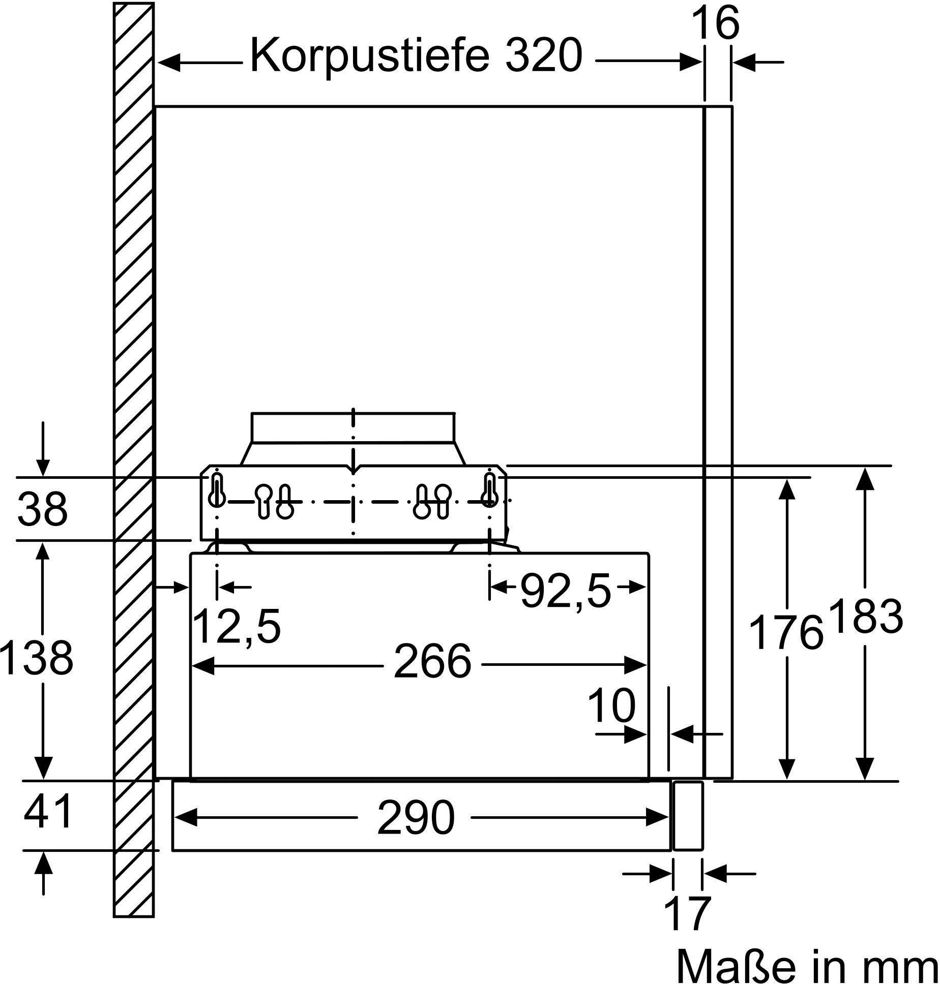 BOSCH Vlakscherm-afzuigkap