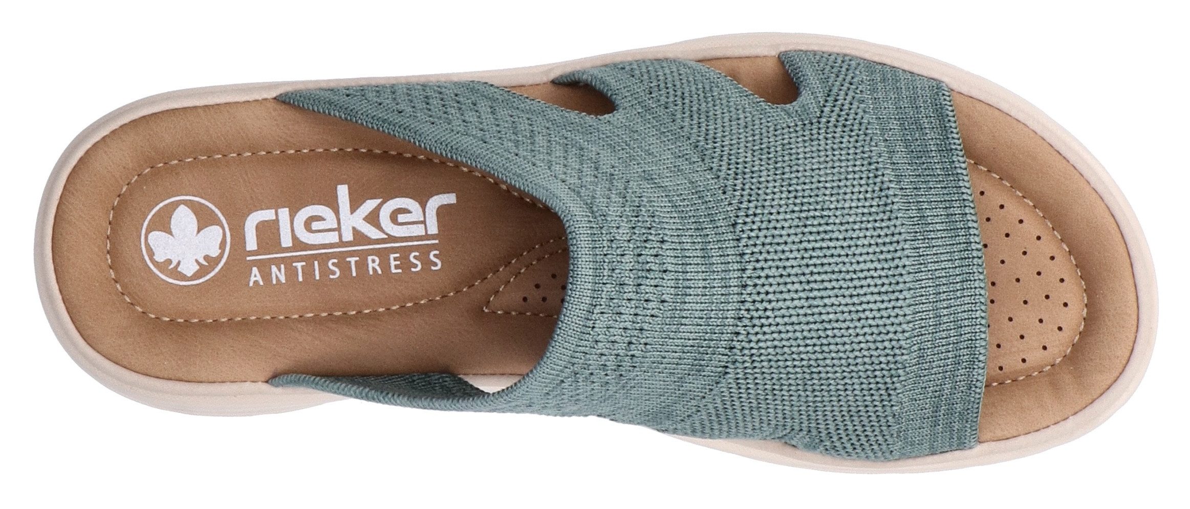 Rieker Slippers , zomerschoen, huisschoen, slippers, strandschoen met voetbed