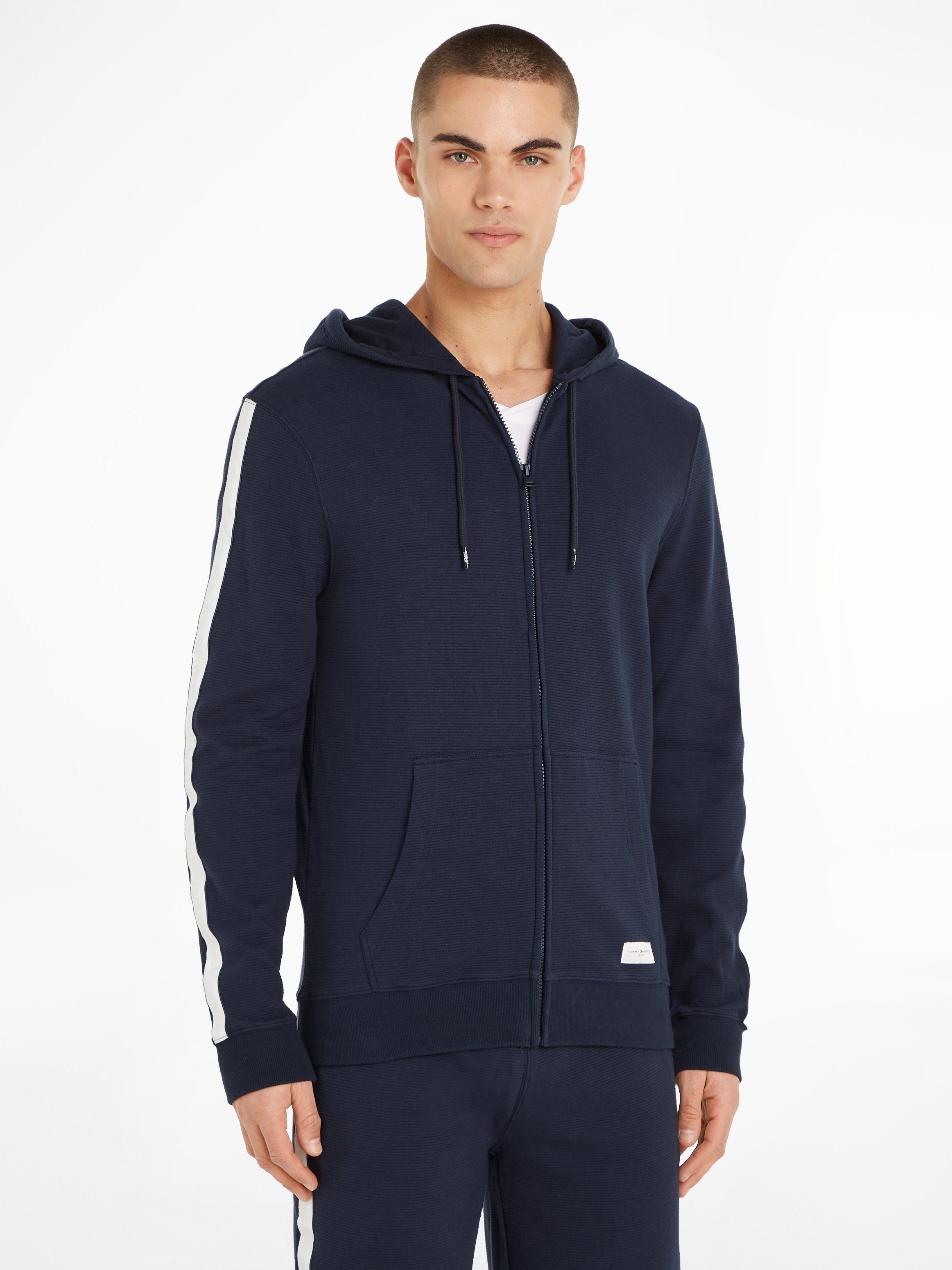 Tommy Hilfiger Underwear Hoodie HWK FZ HOODIE met merklabel op de mouwen