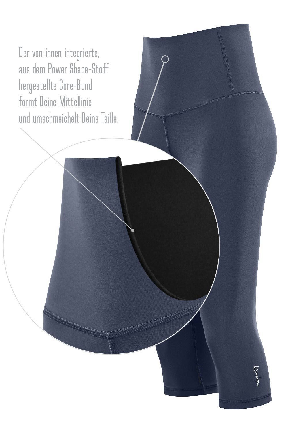 Winshape Legging 3/4 Functional Comfort HWL217C met v-vorm applicatie en core-band