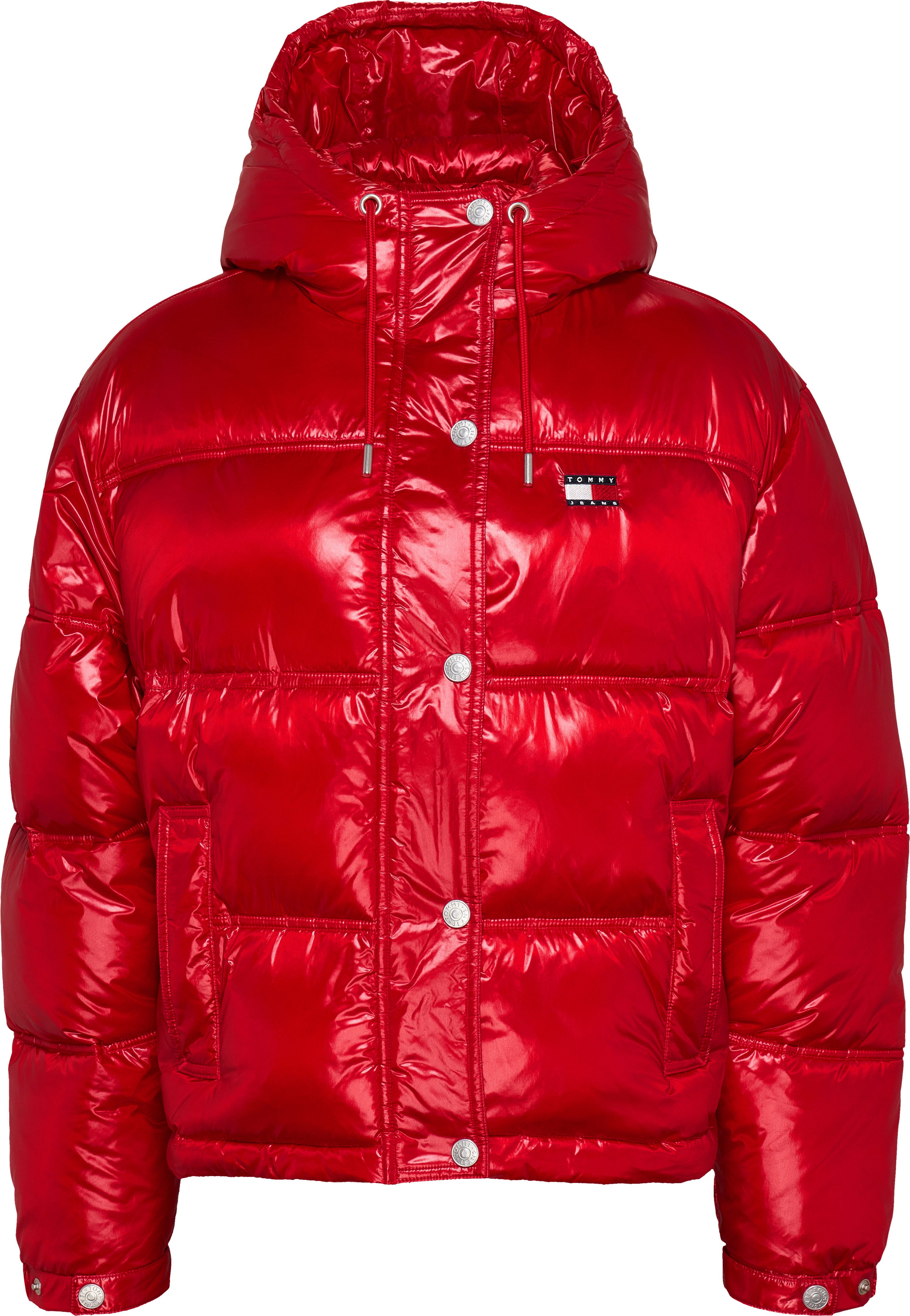 TOMMY JEANS Gewatteerde jas in glanzende look