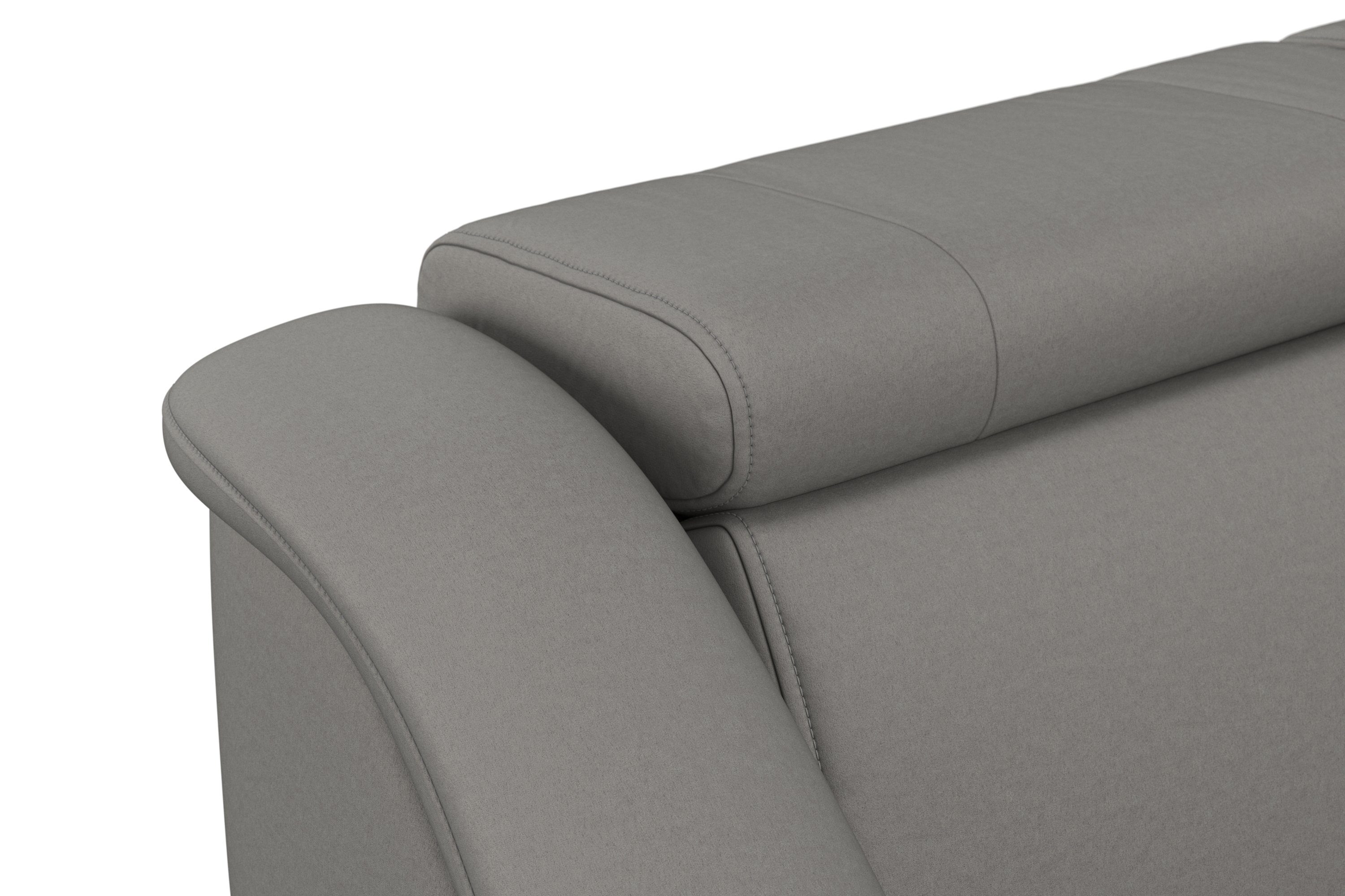 sit&more Hoekbank Freetown L-vorm met verstelbare hoofdsteun en comfortabele binnenvering