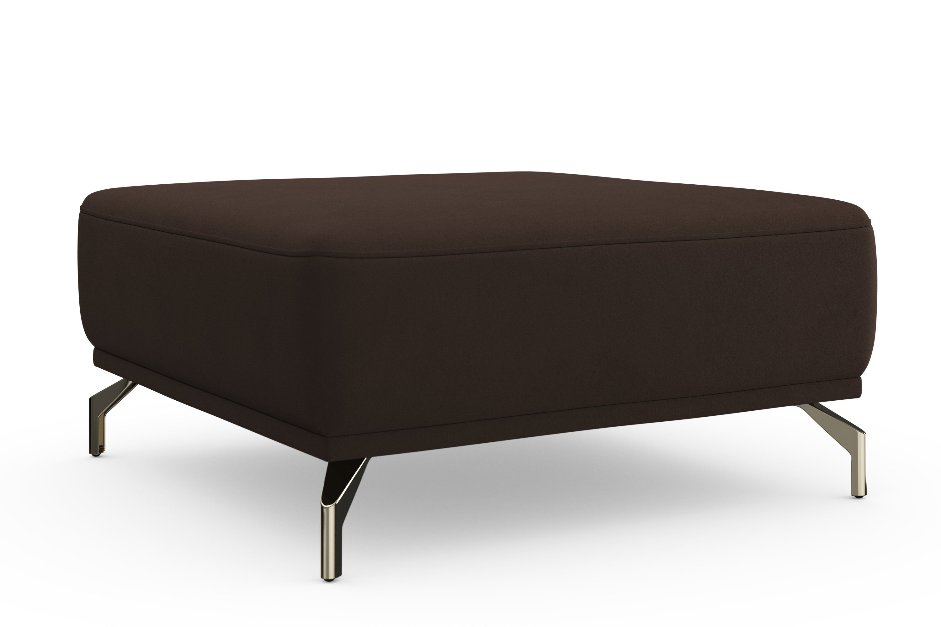 sit&more Hocker Bailando met binnenvering en gesatineerde nikkel poten