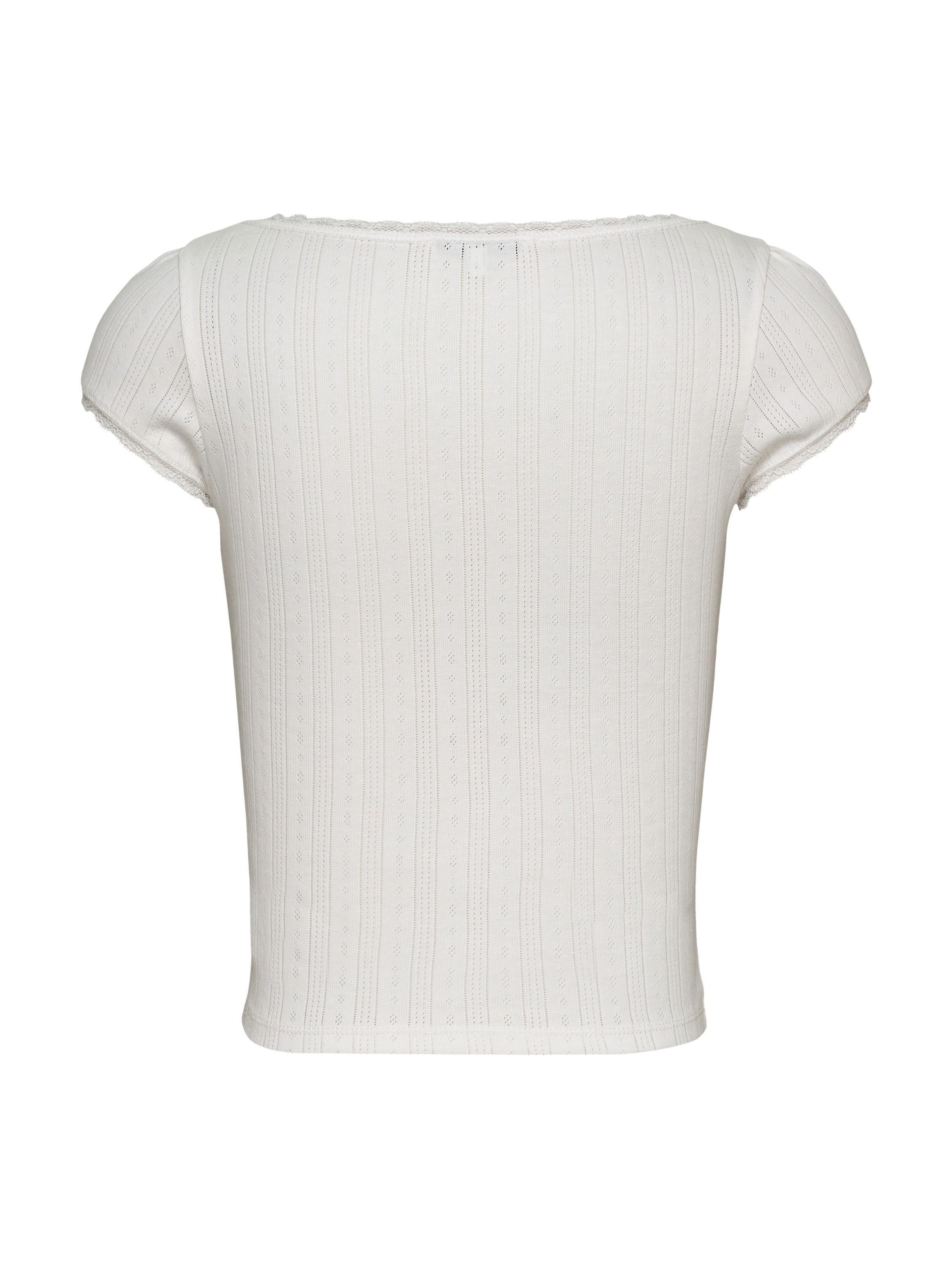TOMMY JEANS T-shirt TJW SLIM SH POINTELLE SS TEE EXT