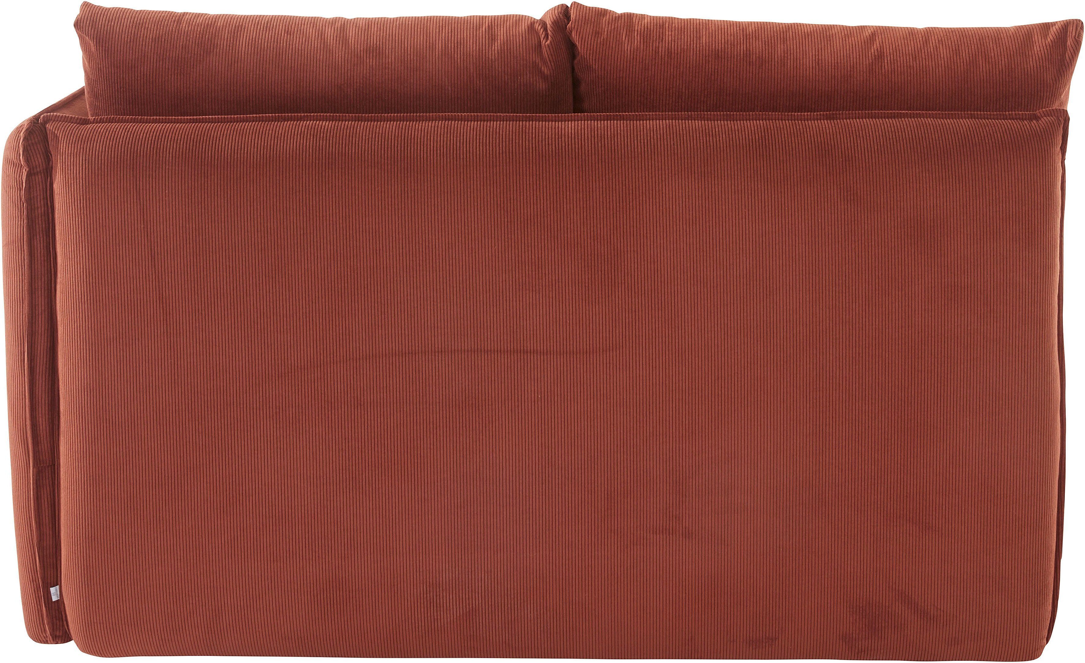 andas Ottomane Nöre korte lounge-module - zelf samenstellen, breedte 138 cm, diepte 128 cm