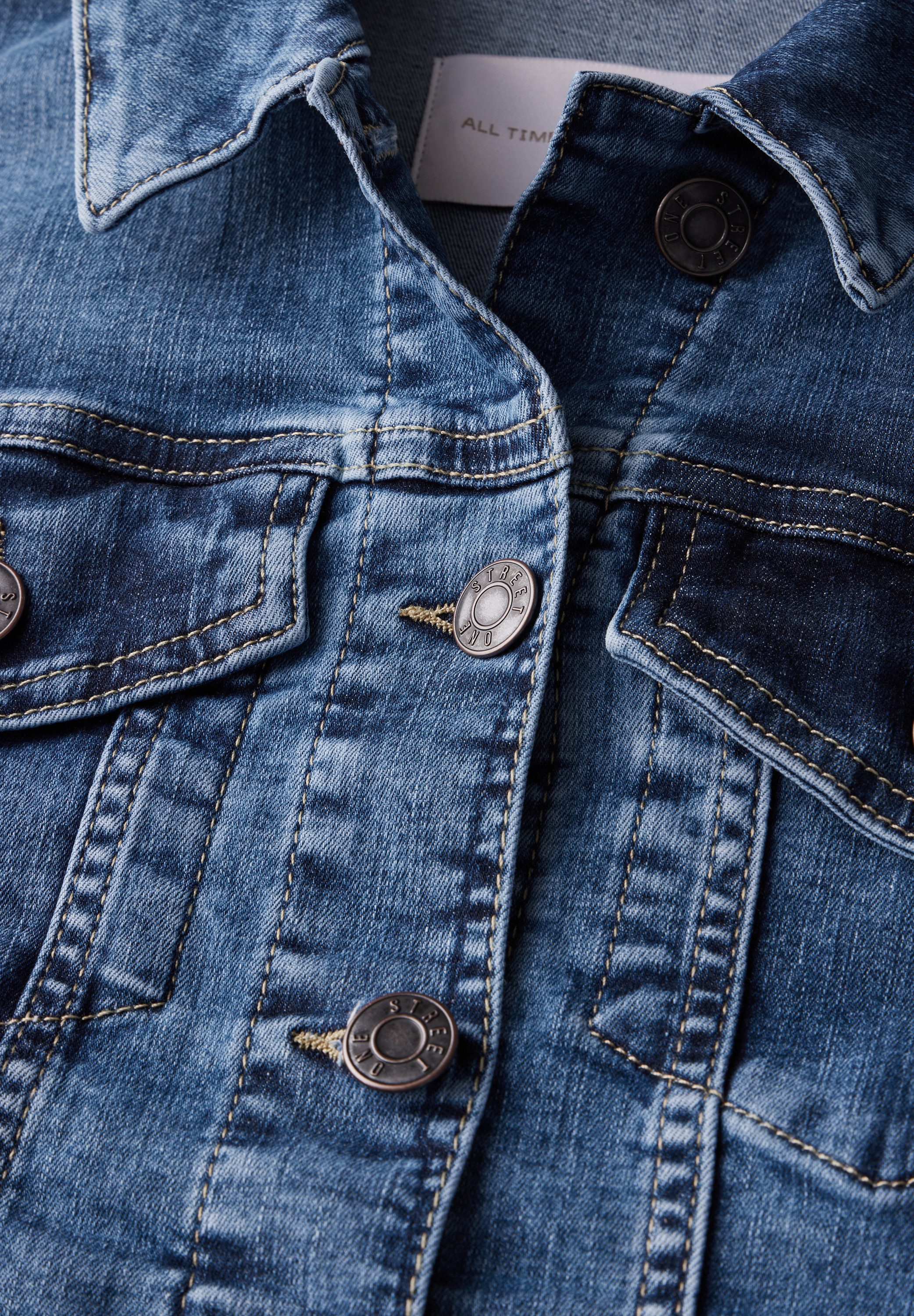 STREET ONE Jeansblazer met borstzakken