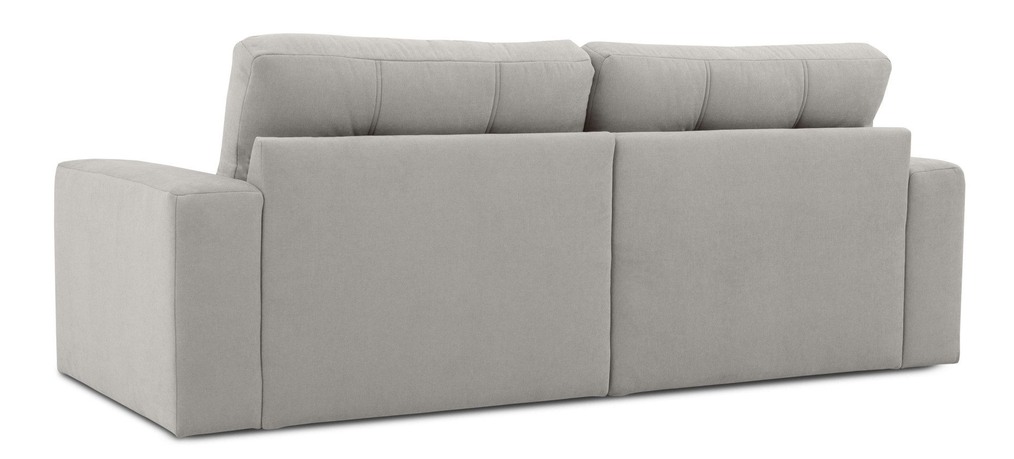 Home affaire 3-zitsbank Turnon, lounge-sofa, breedte 220 cm Chenille, met knoop- en dubbele stiksels, elegante uitstraling