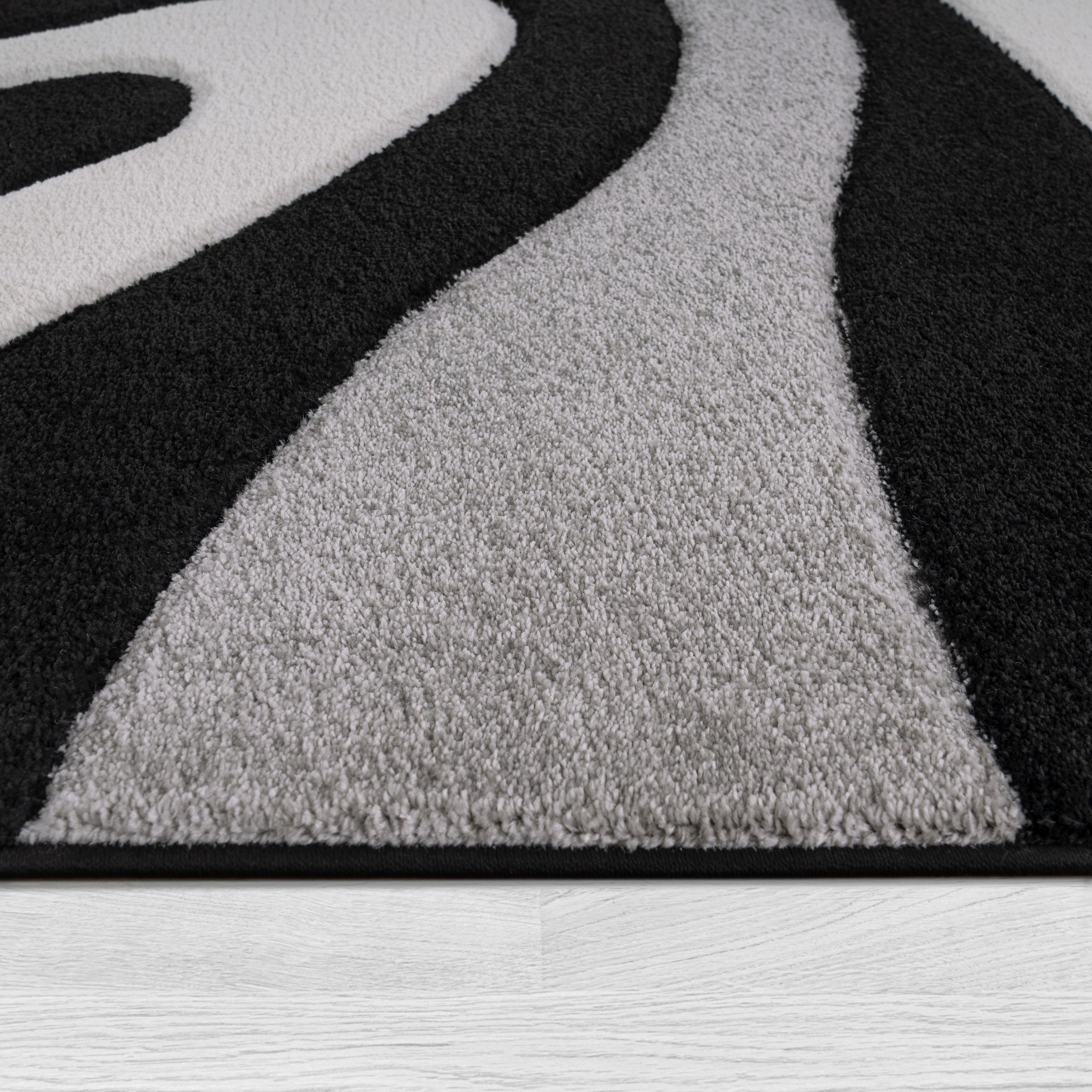 Paco Home Loper Diamond 760 Tapijtloper, korte pool, 3D-design, modern golvenmotief