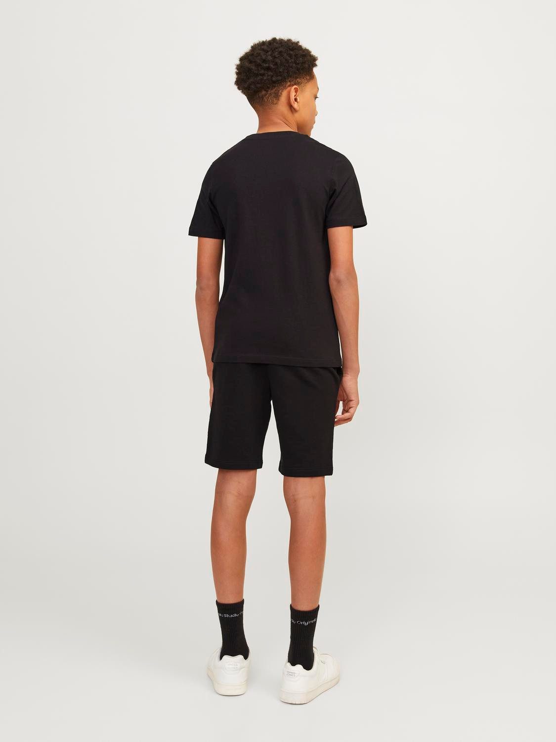 Jack & Jones Junior T-shirt JJFOREST TEE SS CREW SET PACK MP JNR (set, 2-delig)
