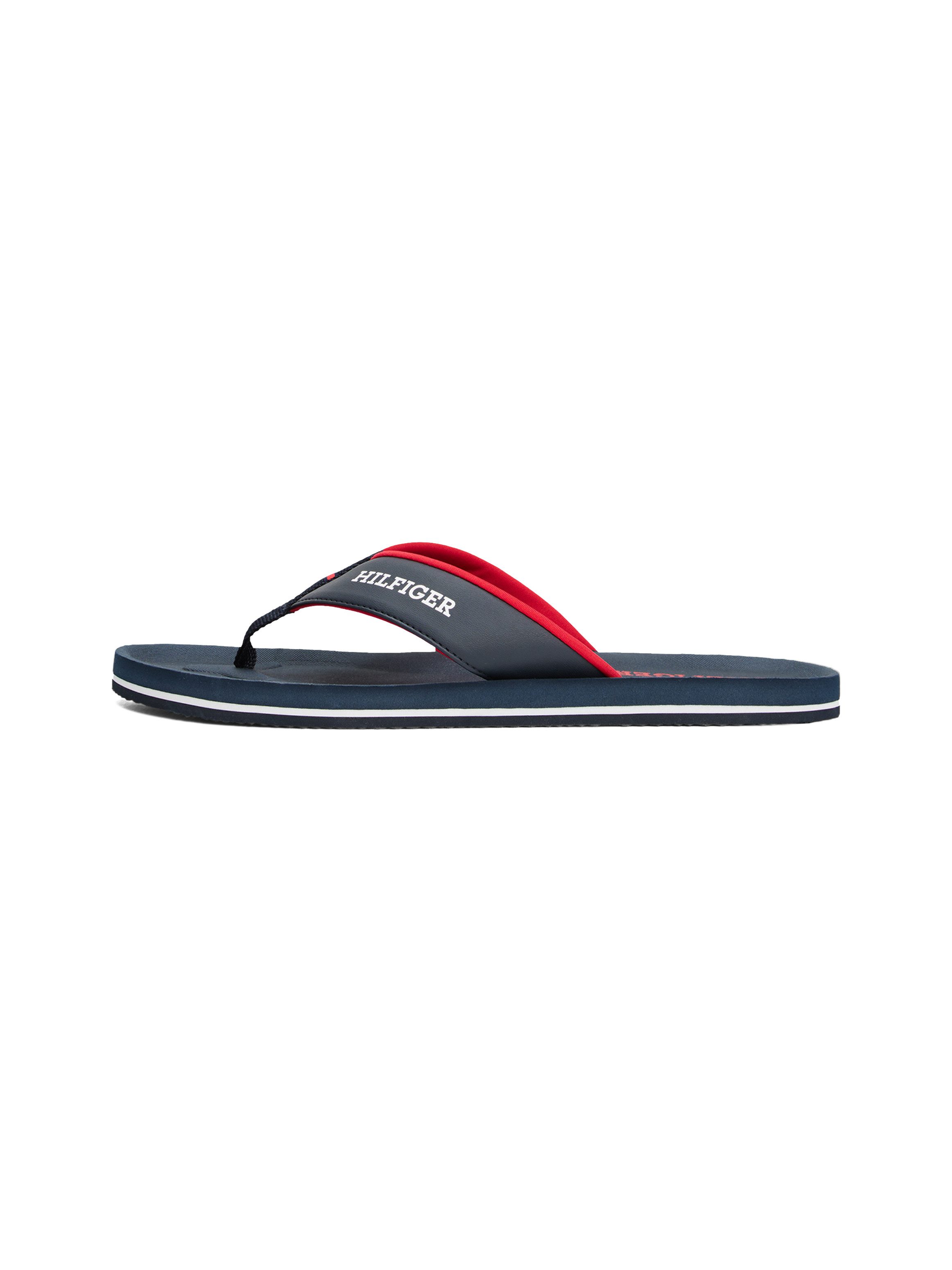 Tommy Hilfiger Teenslippers PADDED COMFORT HILFIGER B SANDAL , dianette, zomerschoen, slippers, badschoen met logo-opdruk