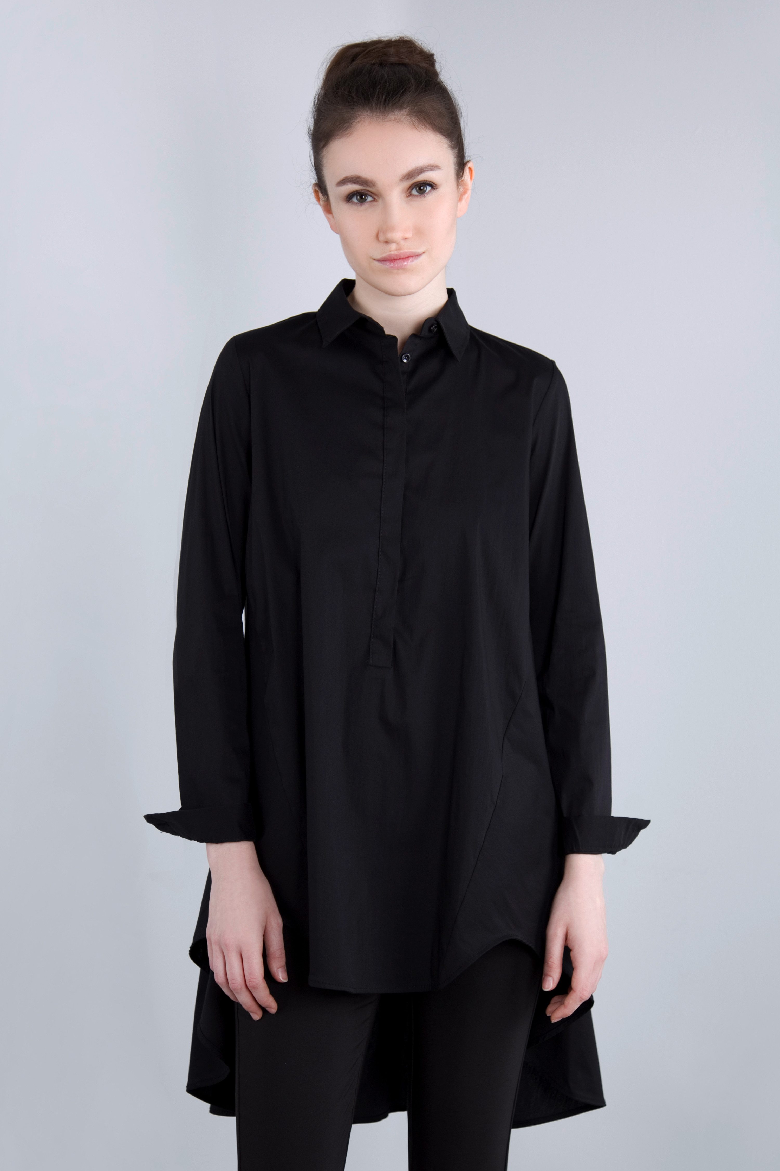 IMPERIAL Lange blouse IMP-C ED3ABF klokkend, lang model