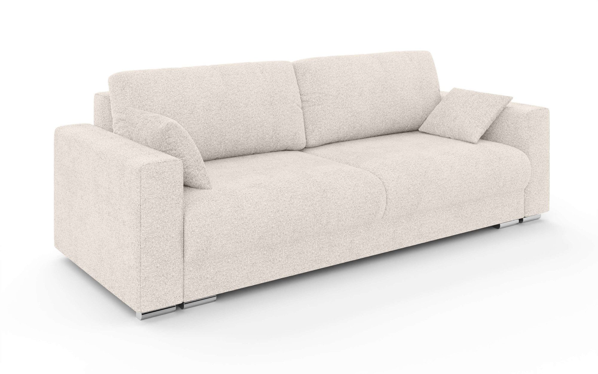 INOSIGN 3-zitsbank Stevinson slaapbank met bedlade, afmetingen B/H/D: 229/87/97 cm