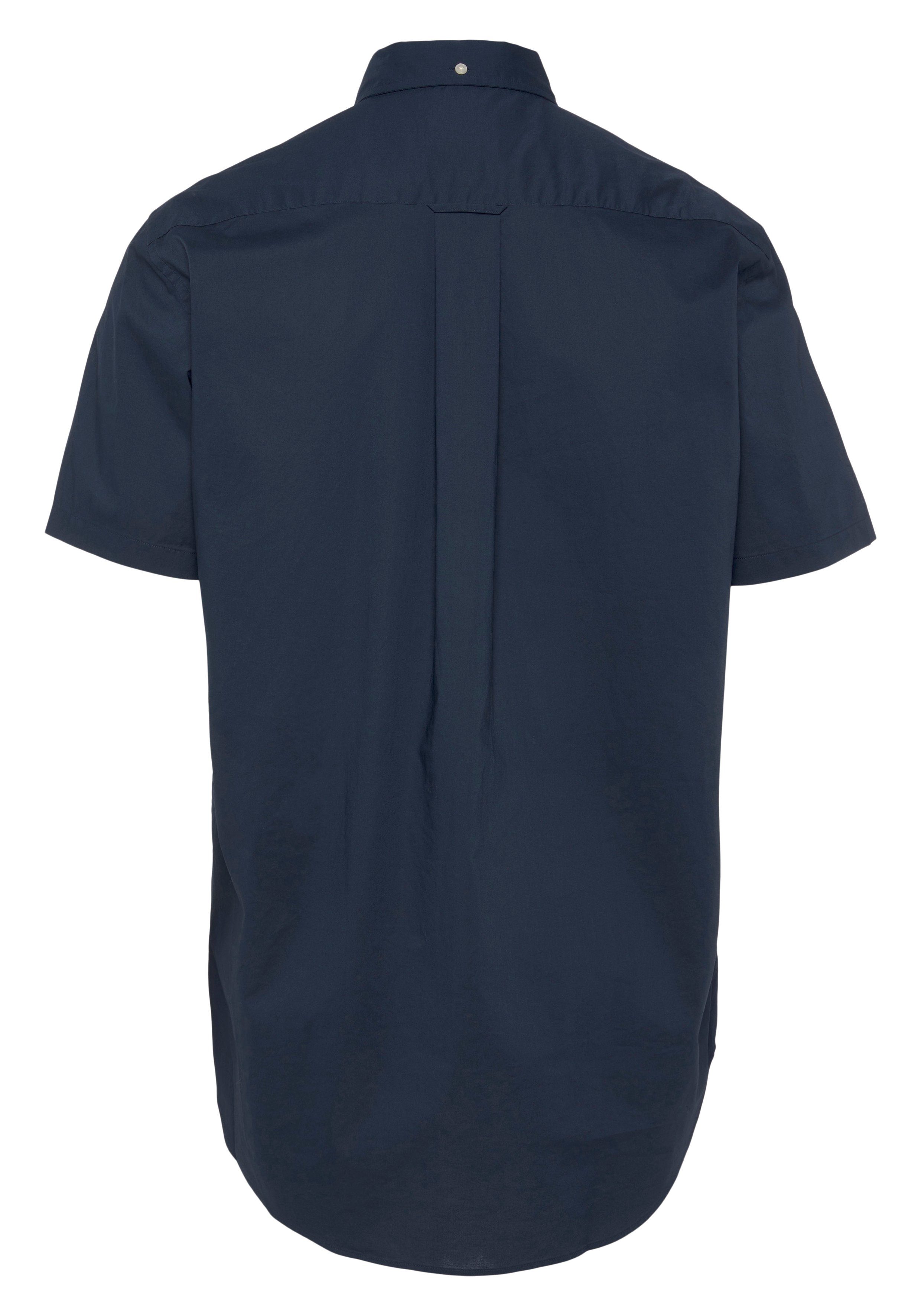 Gant Overhemd met korte mouwen Regular fit poplin overhemd licht slijtvast easy care