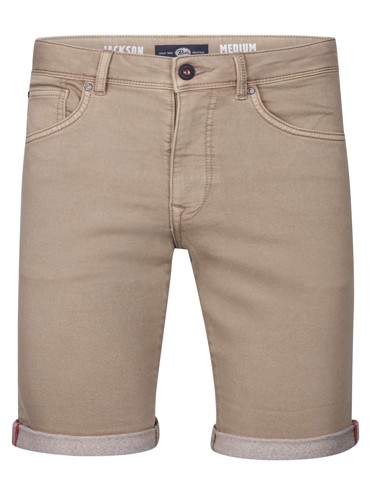Petrol Industries Jeansshort in five-pocketsstijl heren korte spijkerbroek maat XXL groen