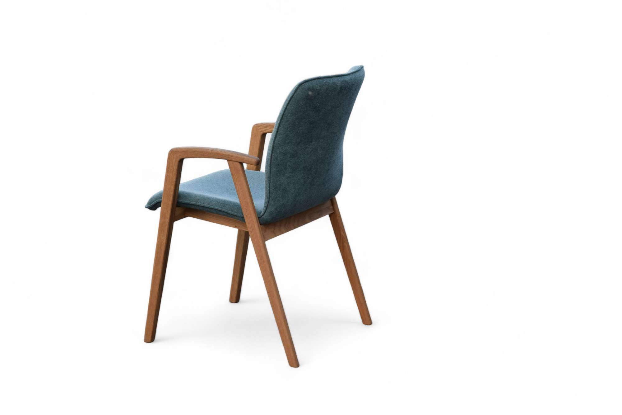Home affaire Stoel met armleuningen Loreen eetkamerstoel, beklede stoel, designstoel met massief frame, hoogwaardig afgewerkt, armleuningen, stijlvol, comfortabel (set, 2 stuks)