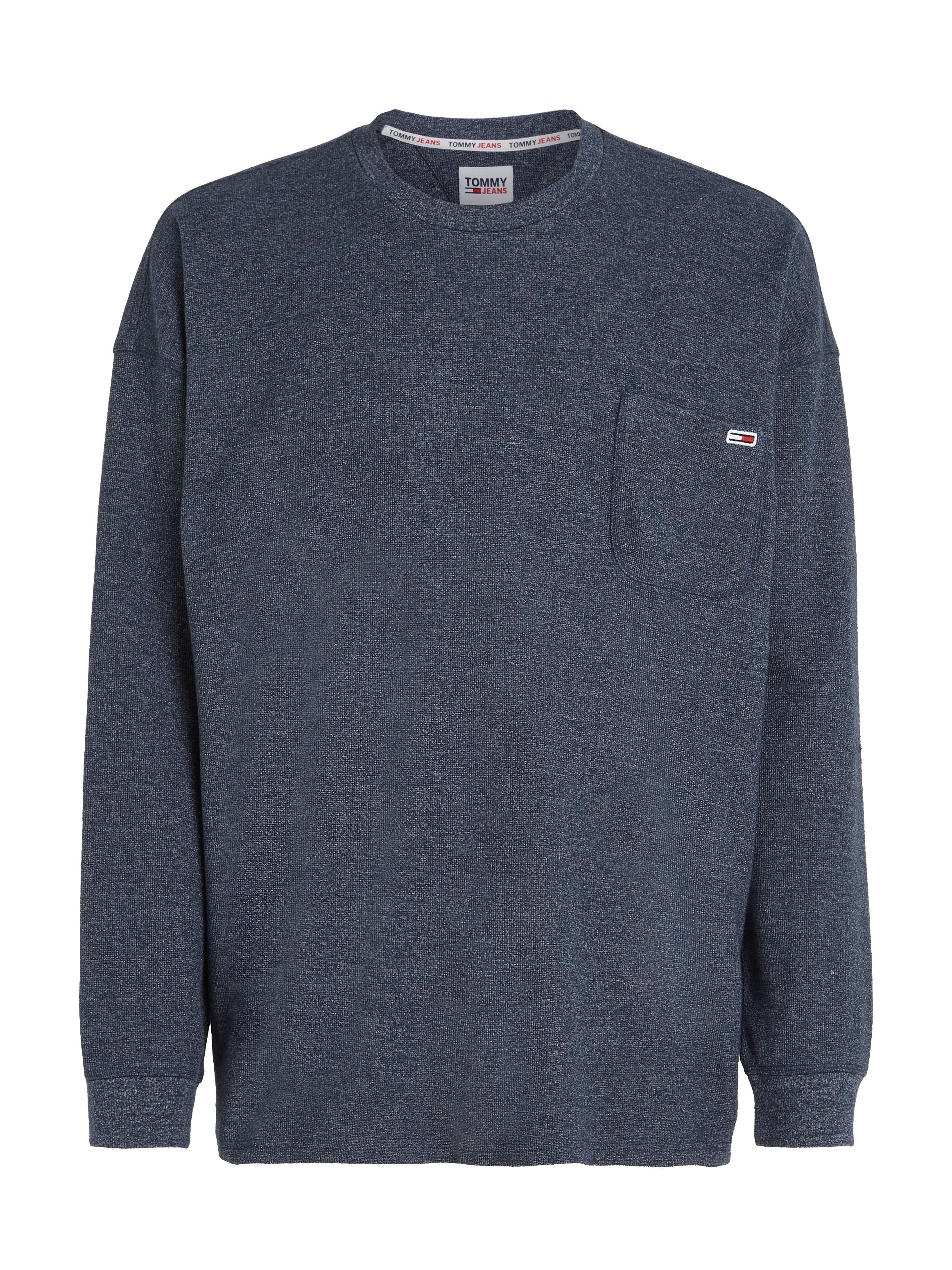 TOMMY JEANS Shirt met lange mouwen TJM RLX WAFFLE SNIT TEE
