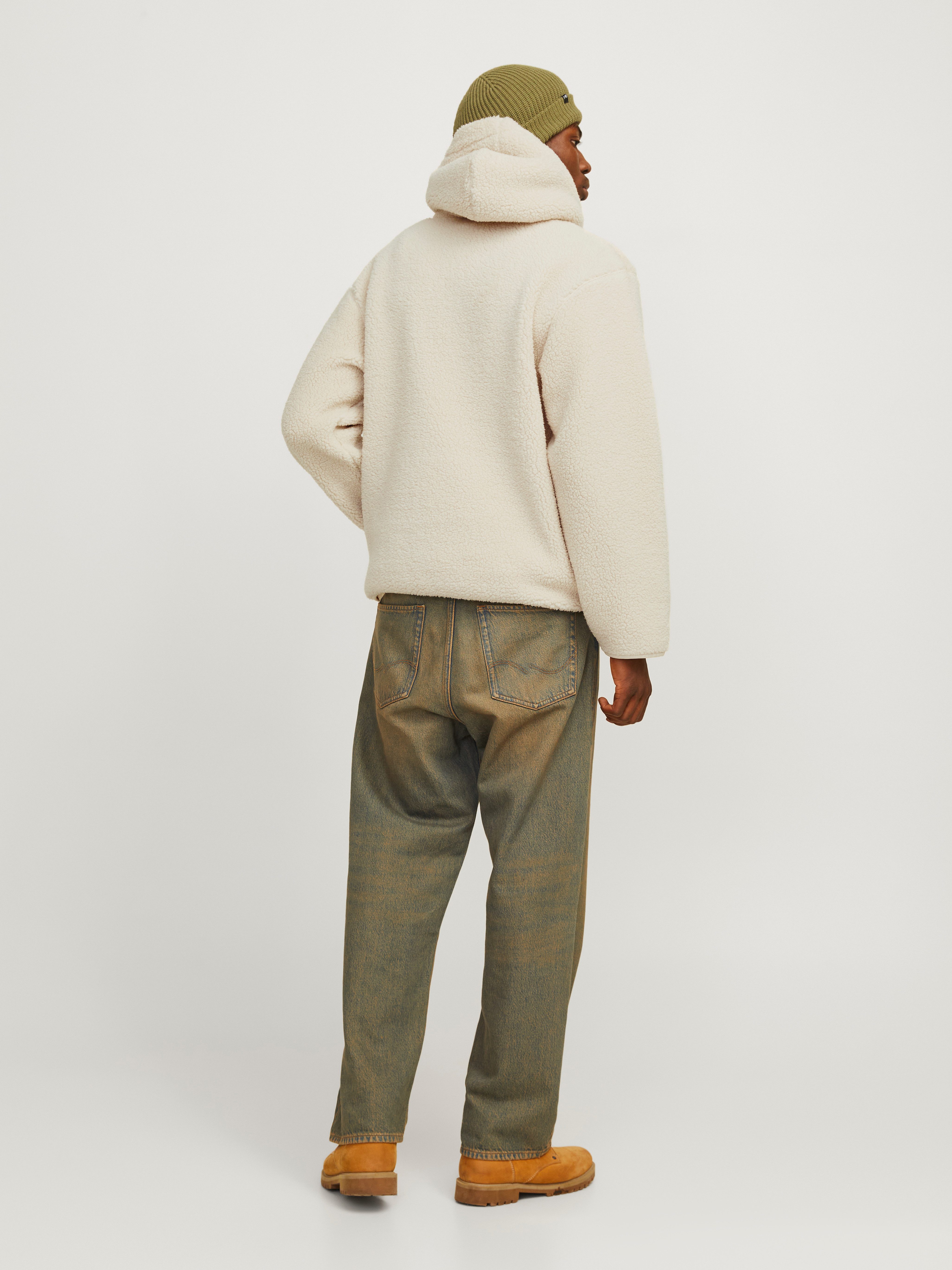 Jack & Jones Hoodie JORFREDERIKSBERG TEDDY SWEAT HOOD SN