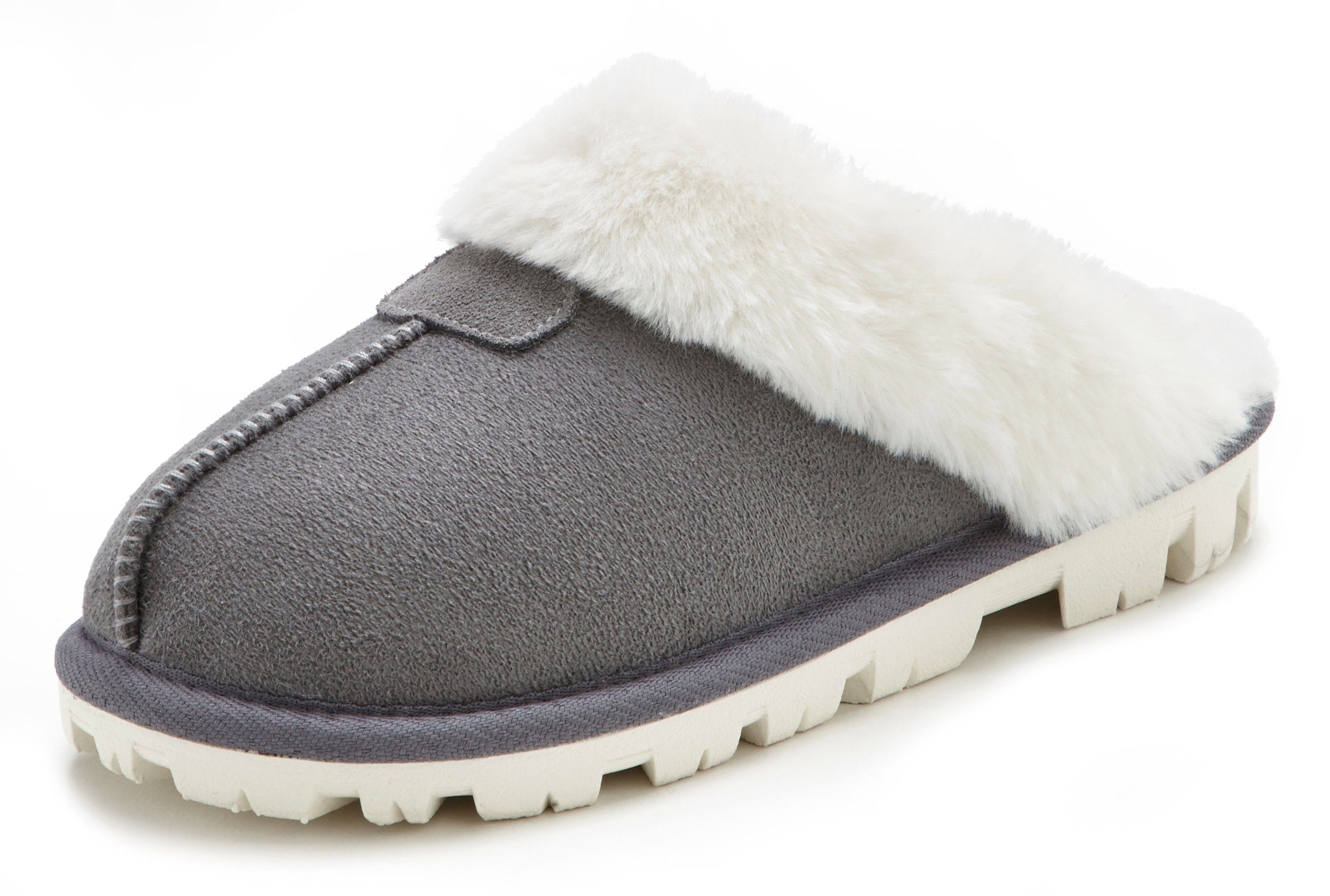 Vivance Slippers Pluche pantoffels, pantoffel, pantoffels, klompen, slippers,