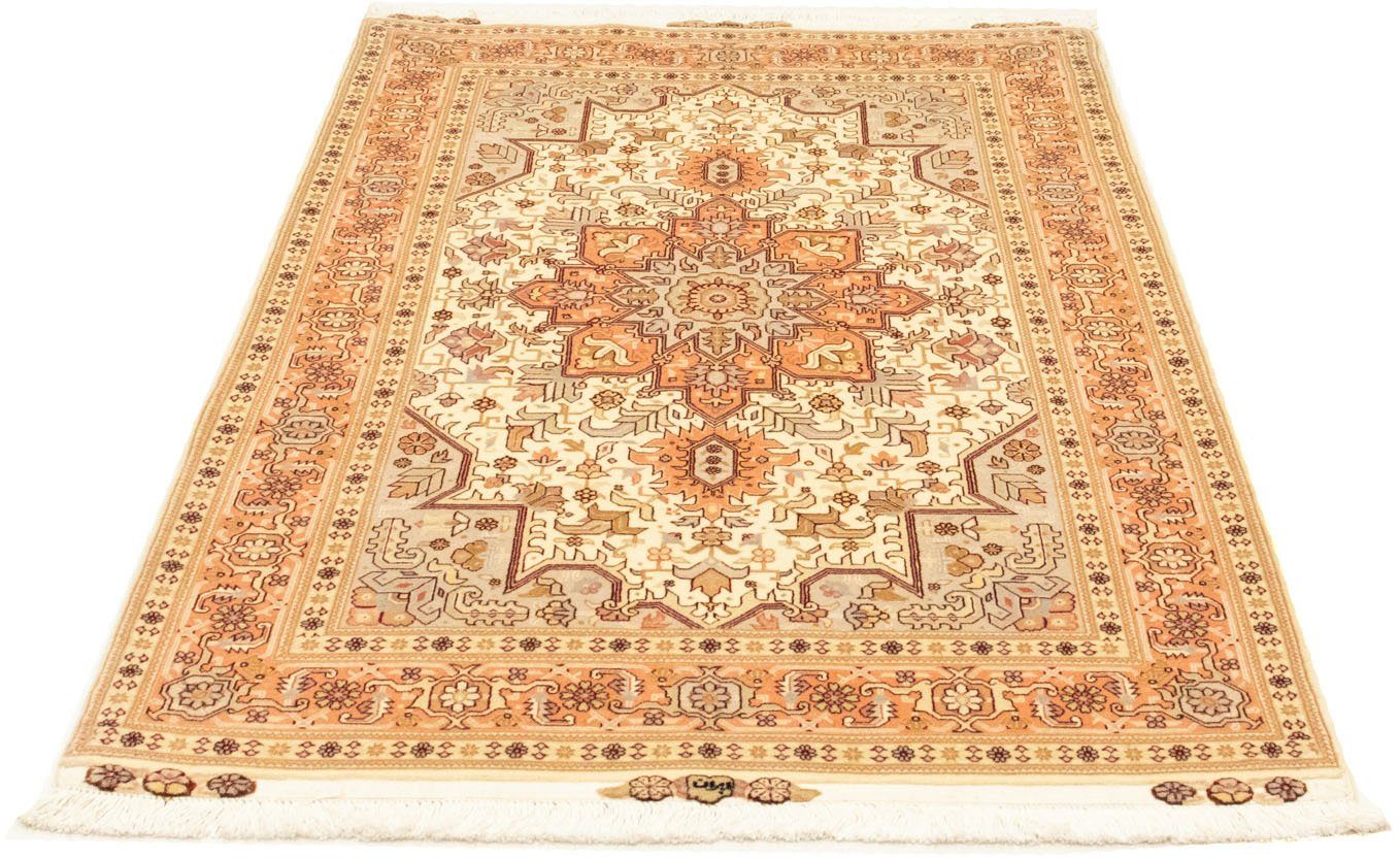 morgenland Vloerkleed Täbriz 50 Raj vloerkleed met de hand geknoopt beige handgeknoopt