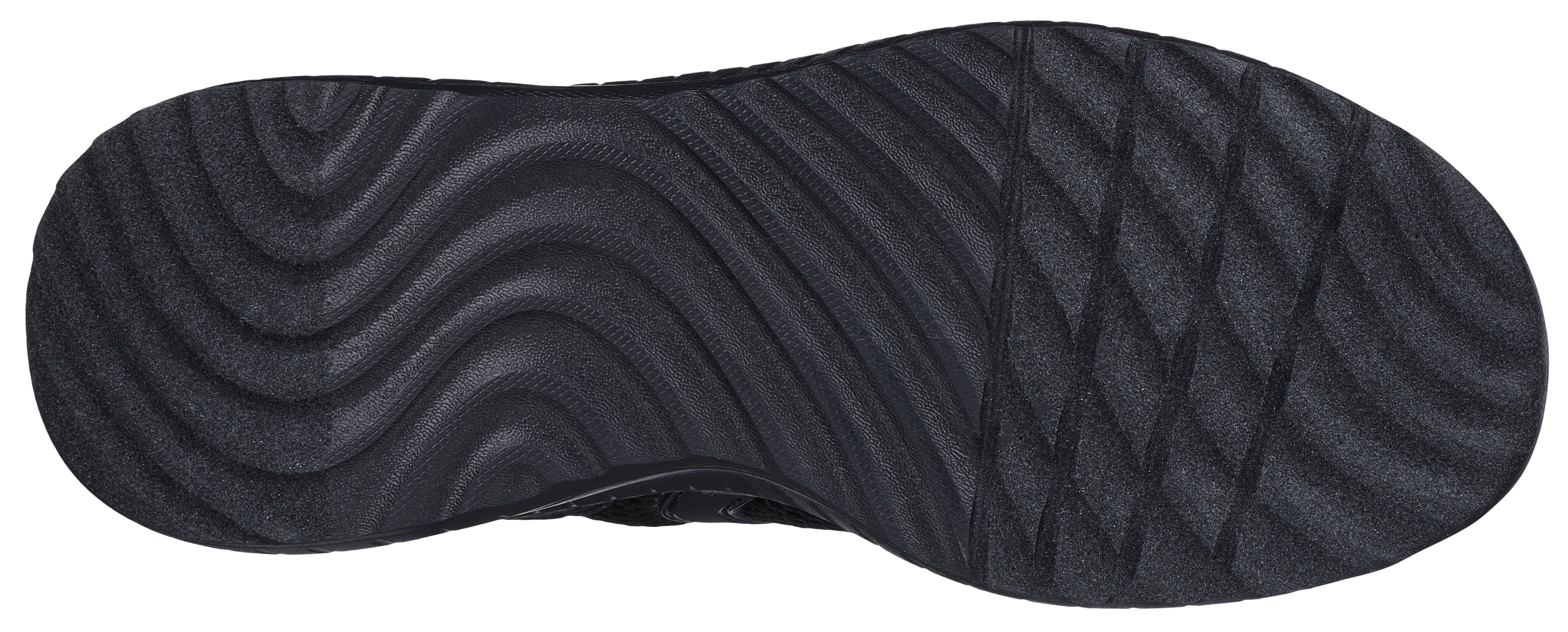 Skechers Sneakers BOBS SQUAD CHAOS- in vegan verwerking, vrijetijdsschoen, lage schoen, veterschoen