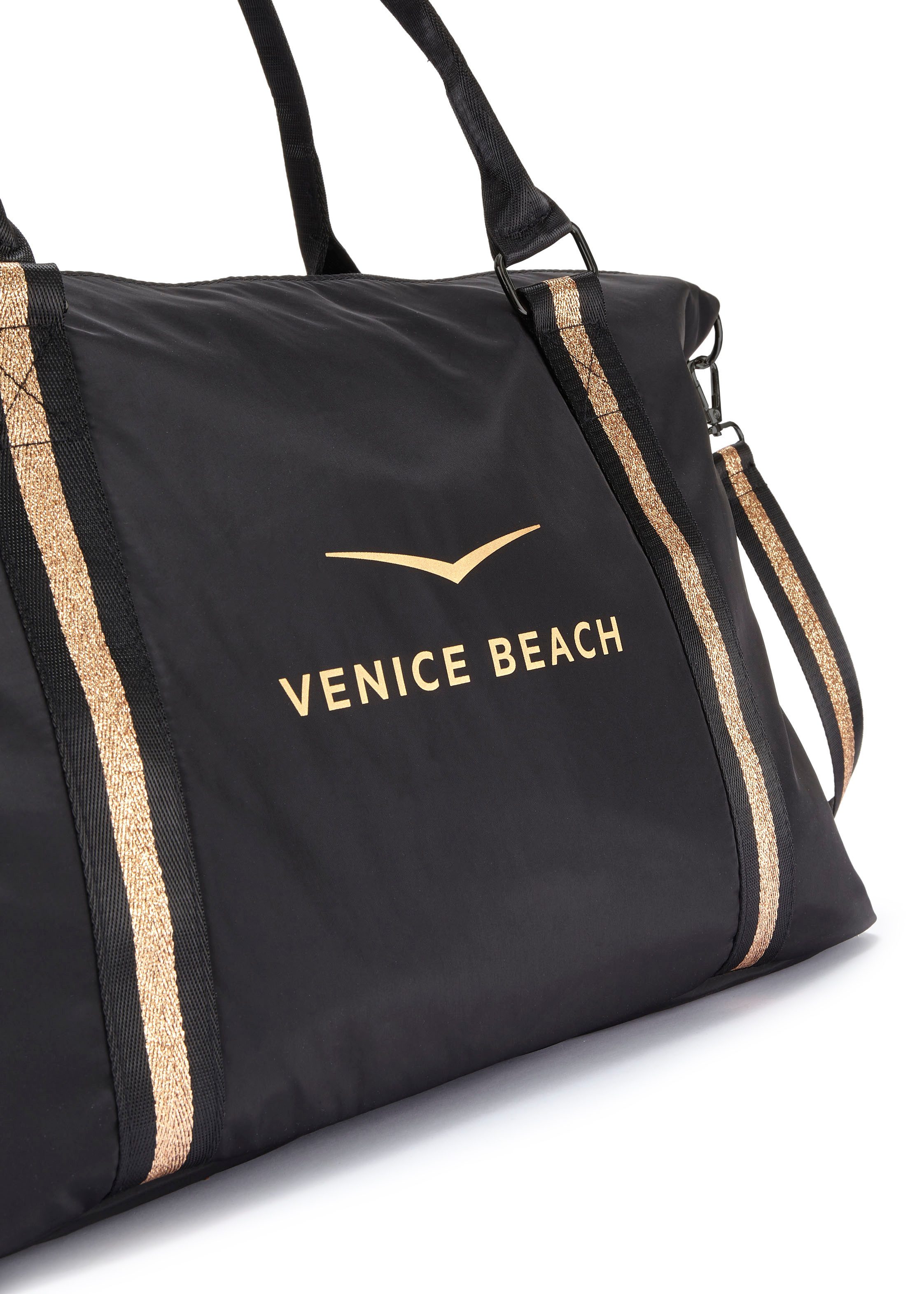 Venice Beach Sporttas grote schoudertas, weekendtas, strandtas met print vegan