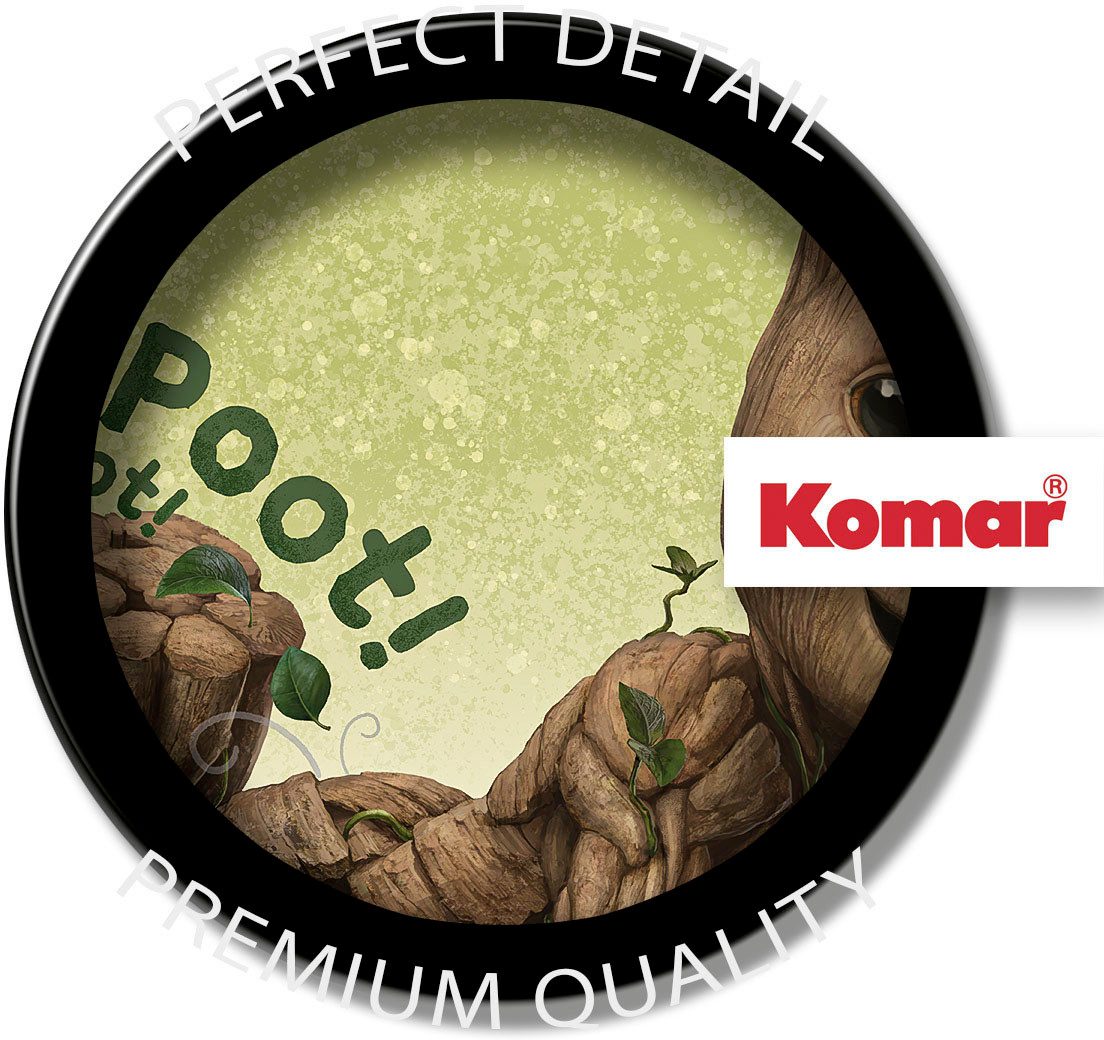 Komar Artprint op linnen Groot Poot - Afmeting 60 x 40 cm Canvasdoek met echt houten frame, kinderkamer (1 stuk)