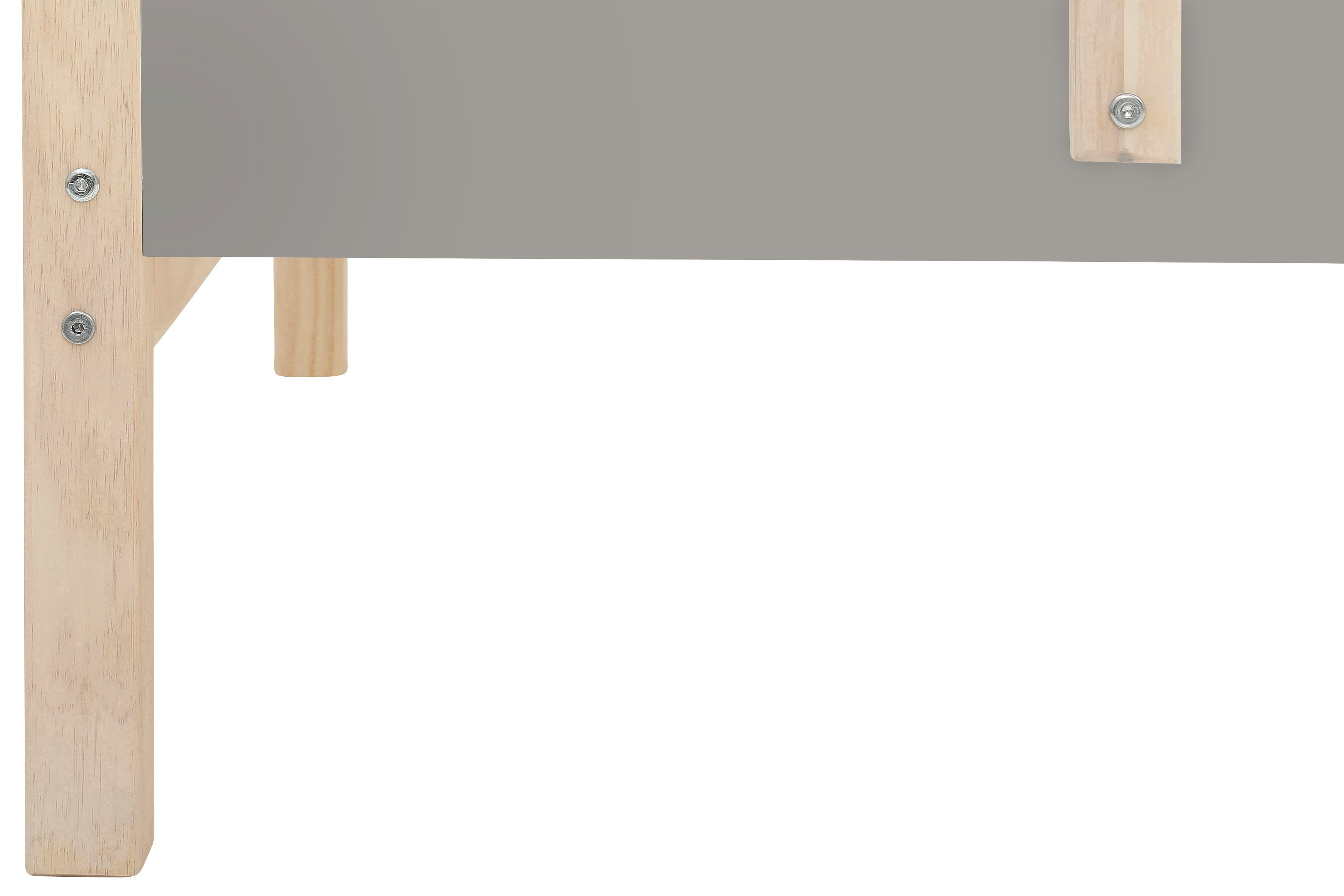 Lüttenhütt Stapelbed Janne Grenenhout, stapelbed, inclusief houten ladder, ligoppervlak 90x200 cm