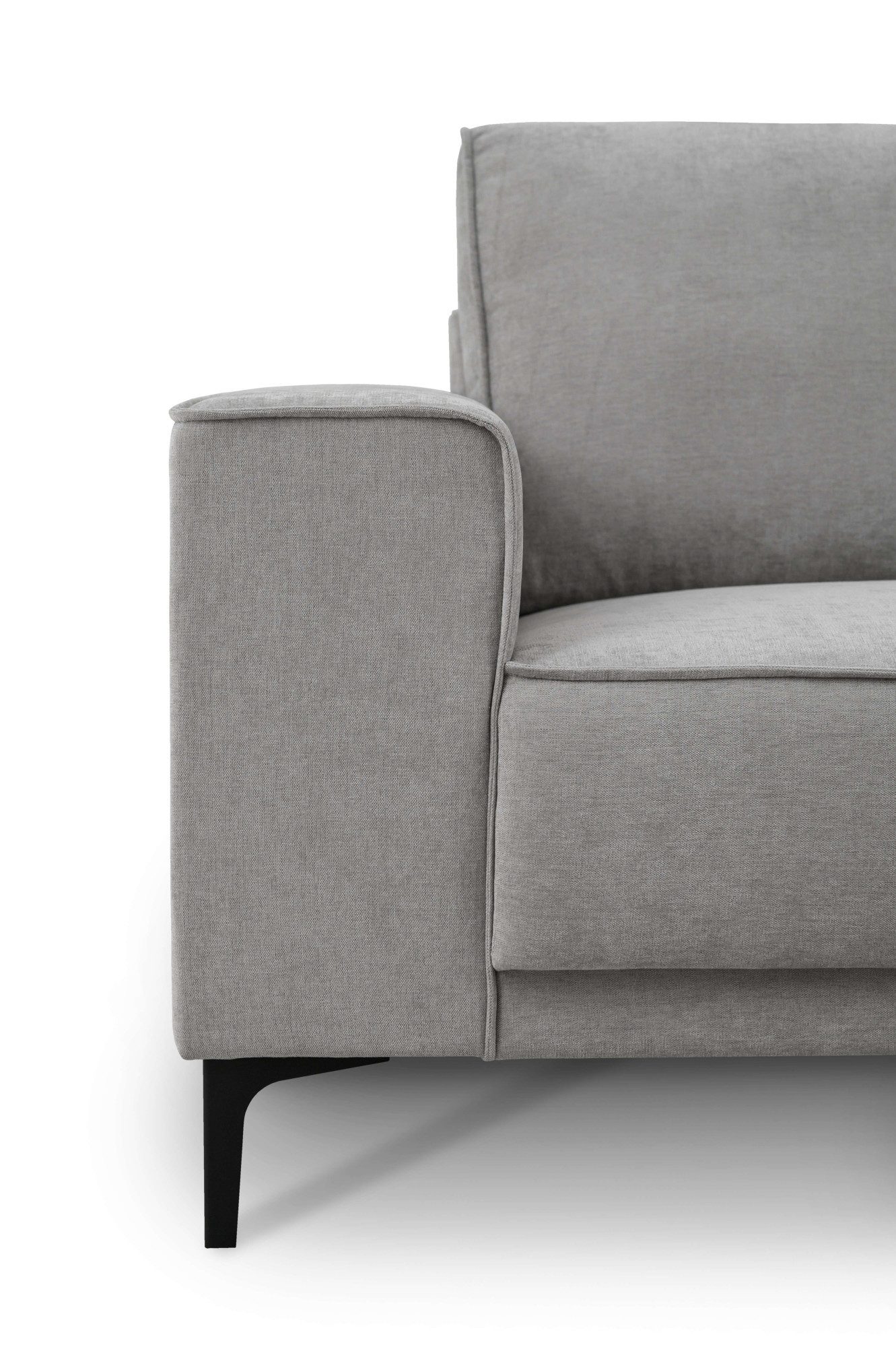 Places of Style Hoekbank Oland, structuur, platweefsel, luxe microvezel, bouclé