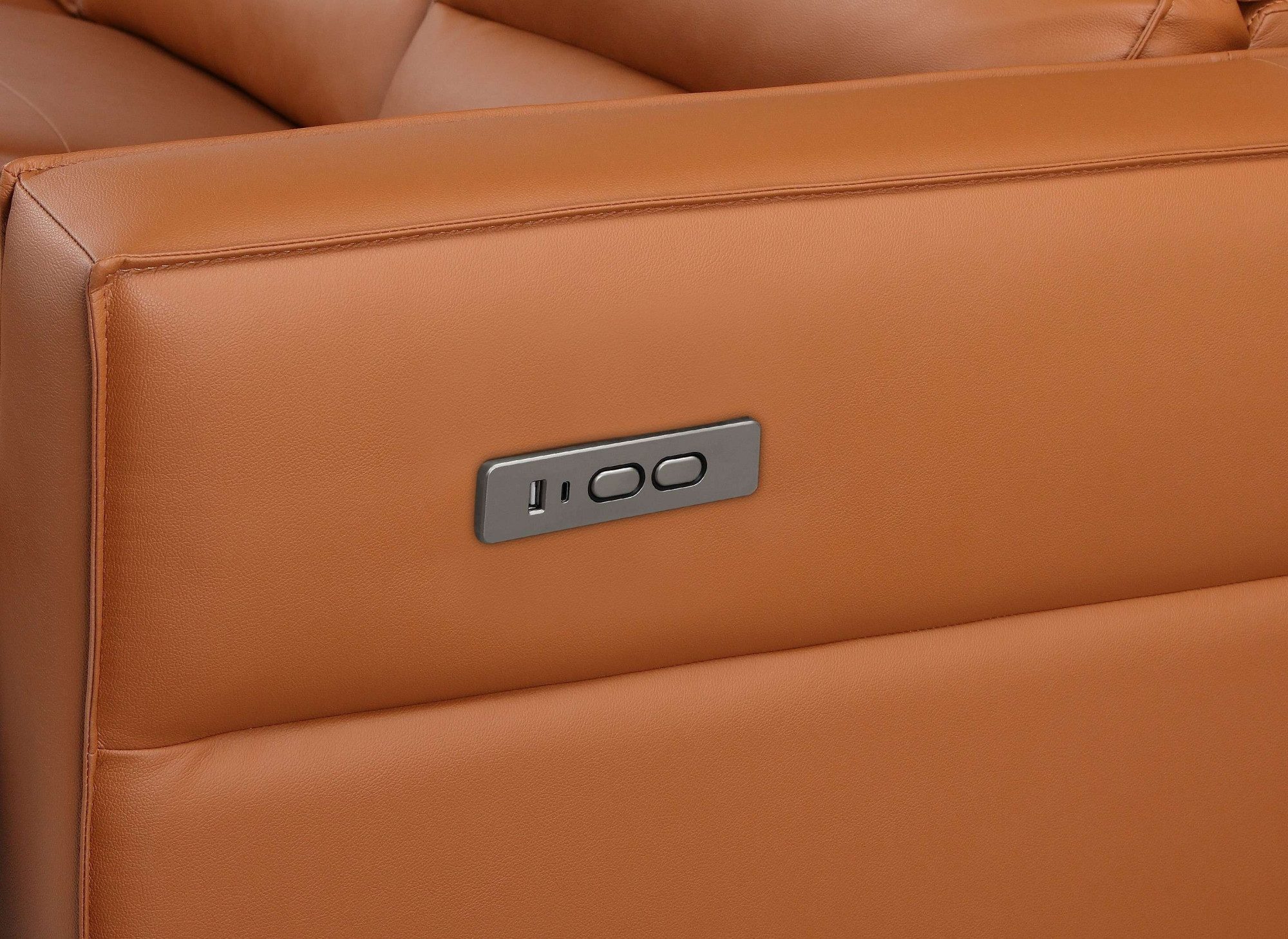 Places of Style Hoekbank Carpari, L-vorm, 263 cm, handmatige of elektrische relaxfunctie