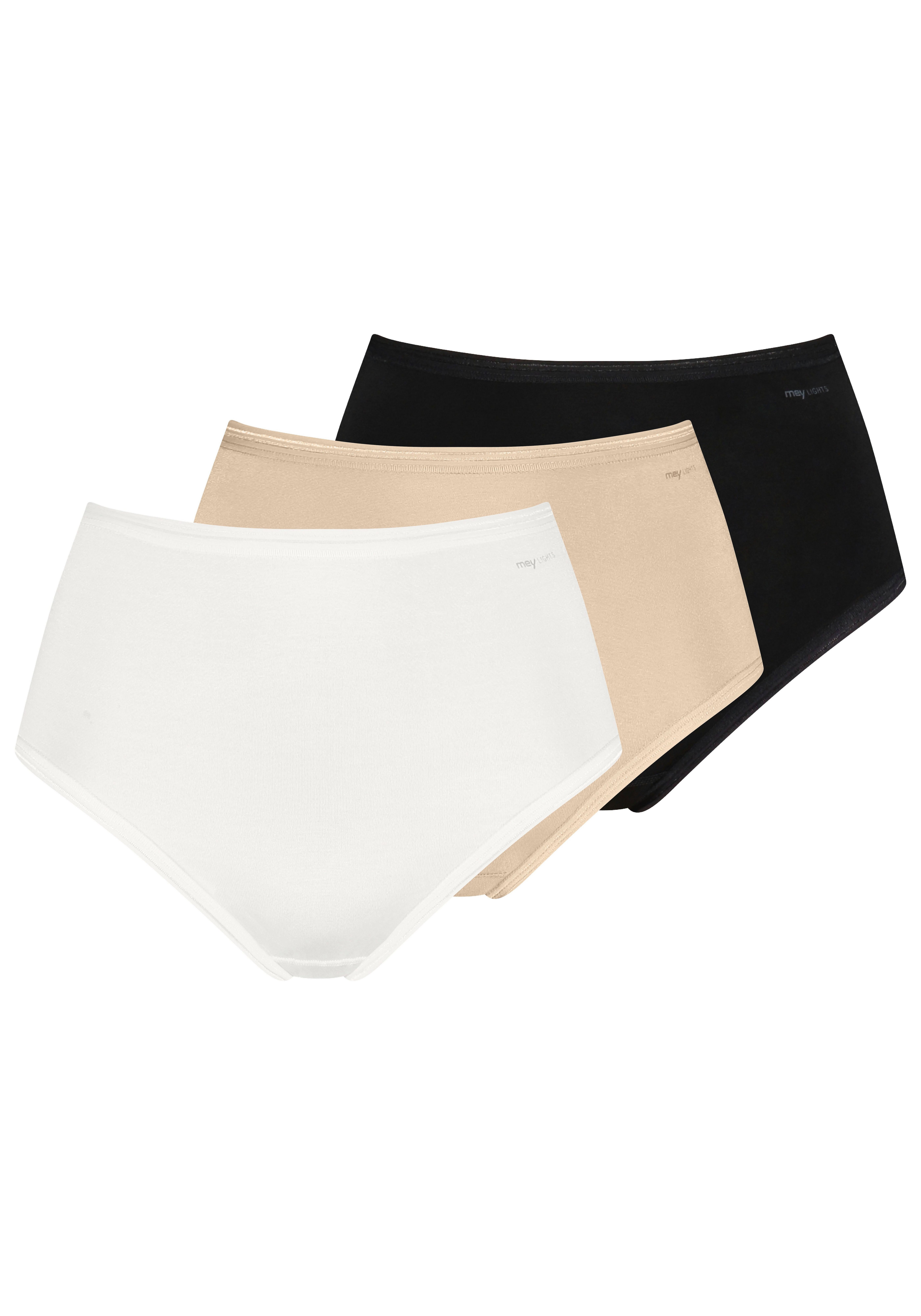 Mey Tailleslip Lights met zachte pijpafsluitingen (Set van 3) dames slips maat 50 multicolor