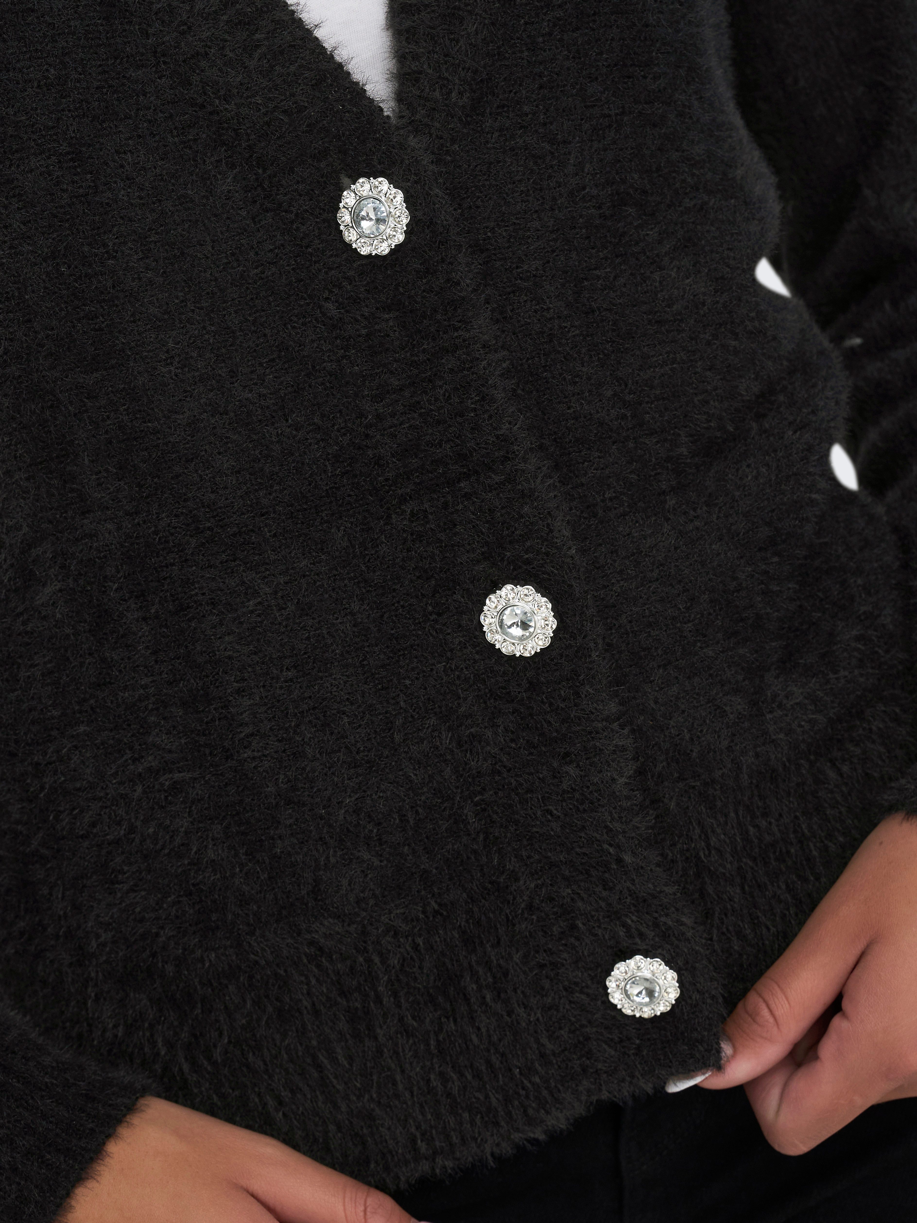 Only Vest ONLELLA PIUMO LS CARDIGAN KNT NOOS
