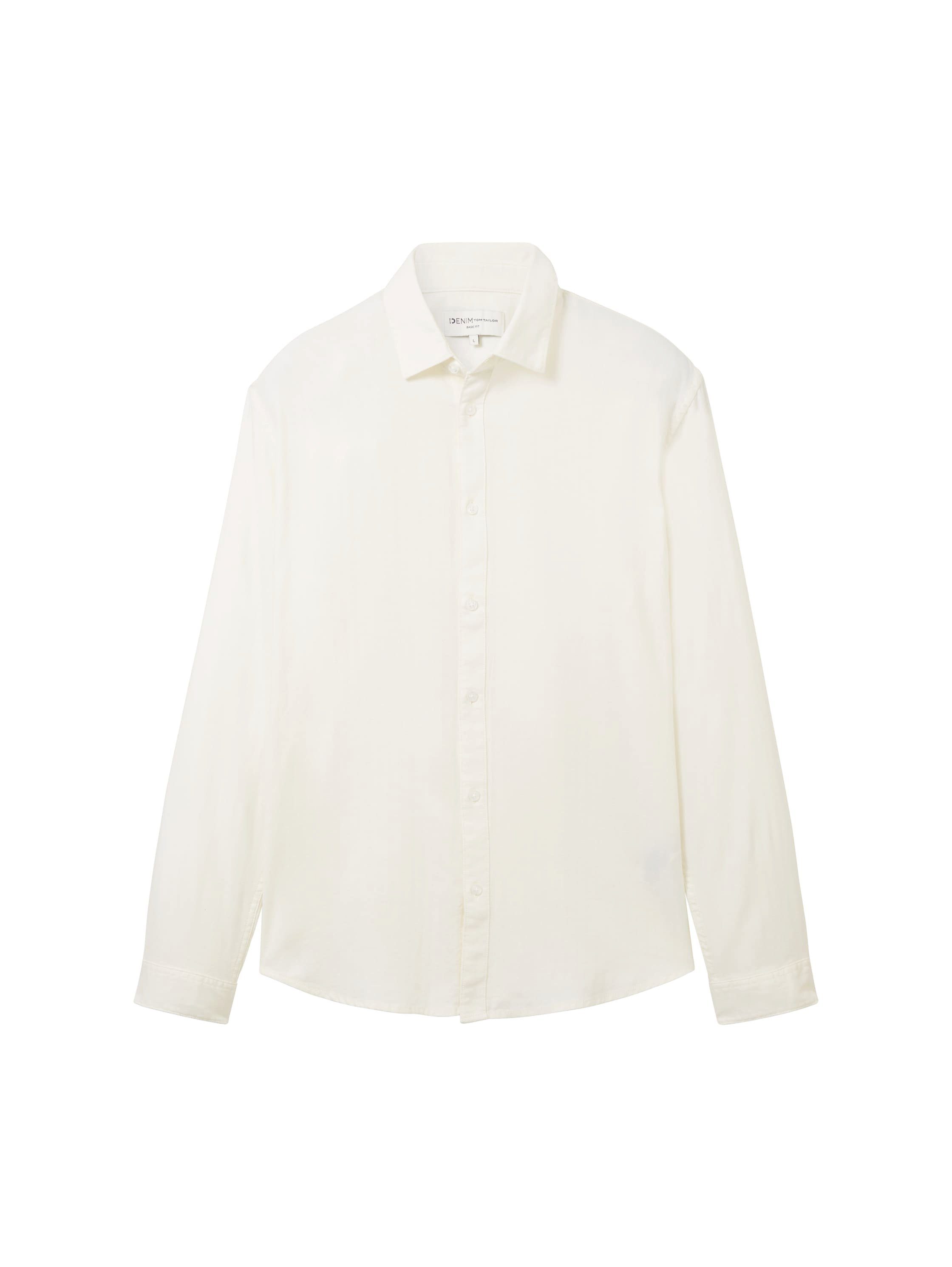 Tom Tailor Denim Overhemd met lange mouwen Heringbo