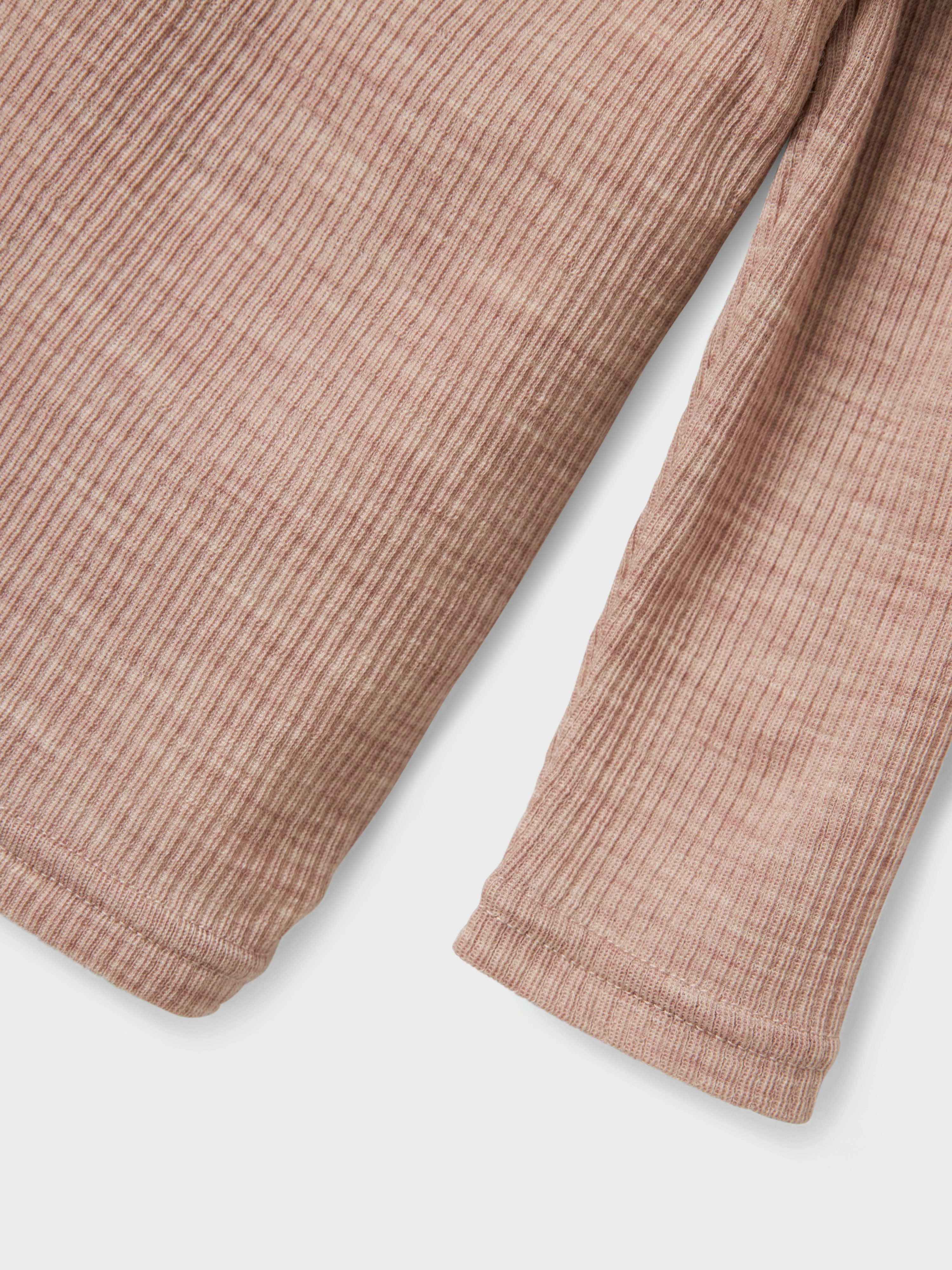 Name It Shirt met lange mouwen NMNWAX WOOL RIB LS TOP NOOS