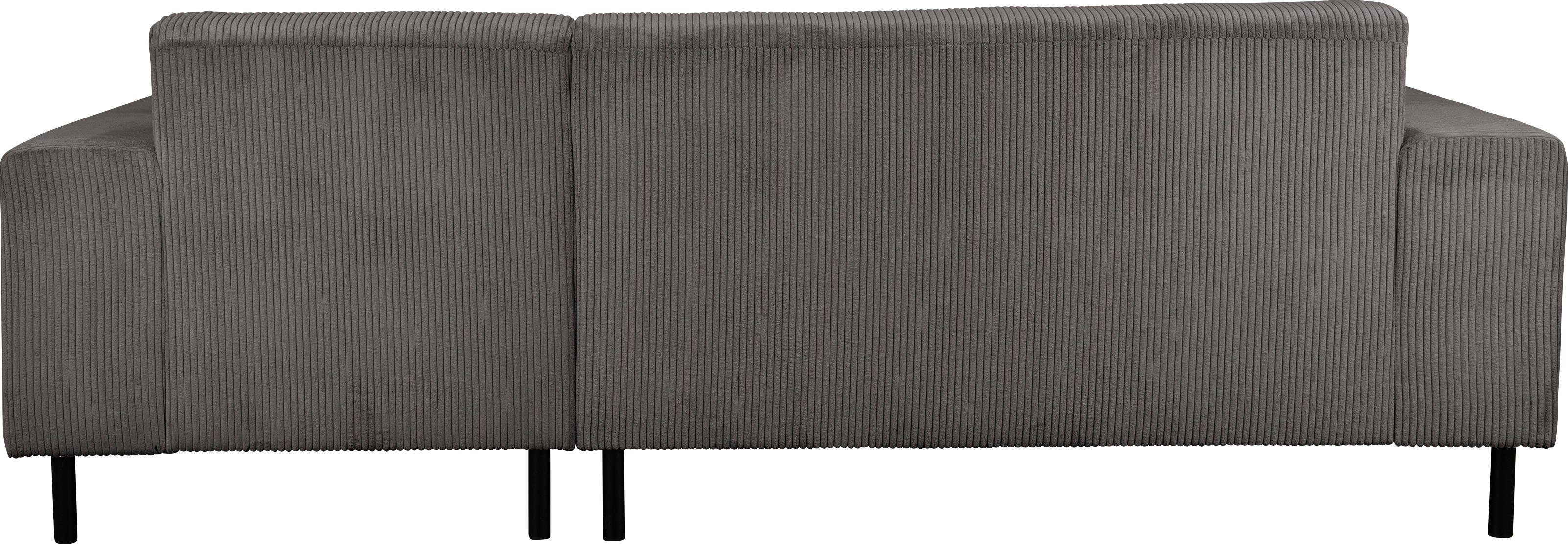 Home affaire Hoekbank ARROS L-vorm met golfondersteuning, afmetingen B/D/H: 235/163/81 cm incl. sierkussens, met recamiere rechts/links bestelbaar, ook in cord