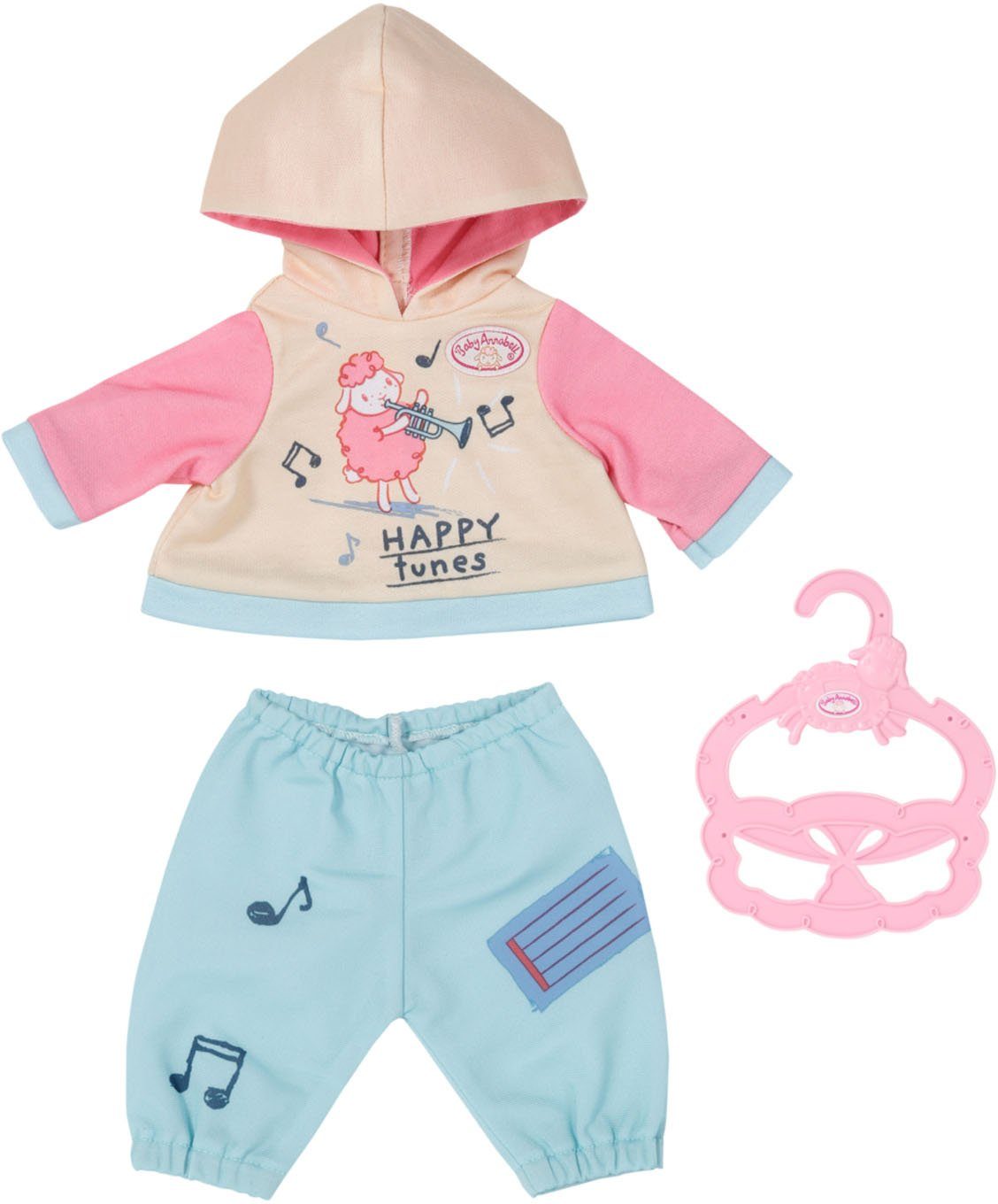 Baby Annabell Poppenkleding Little joggingpak, 36 cm