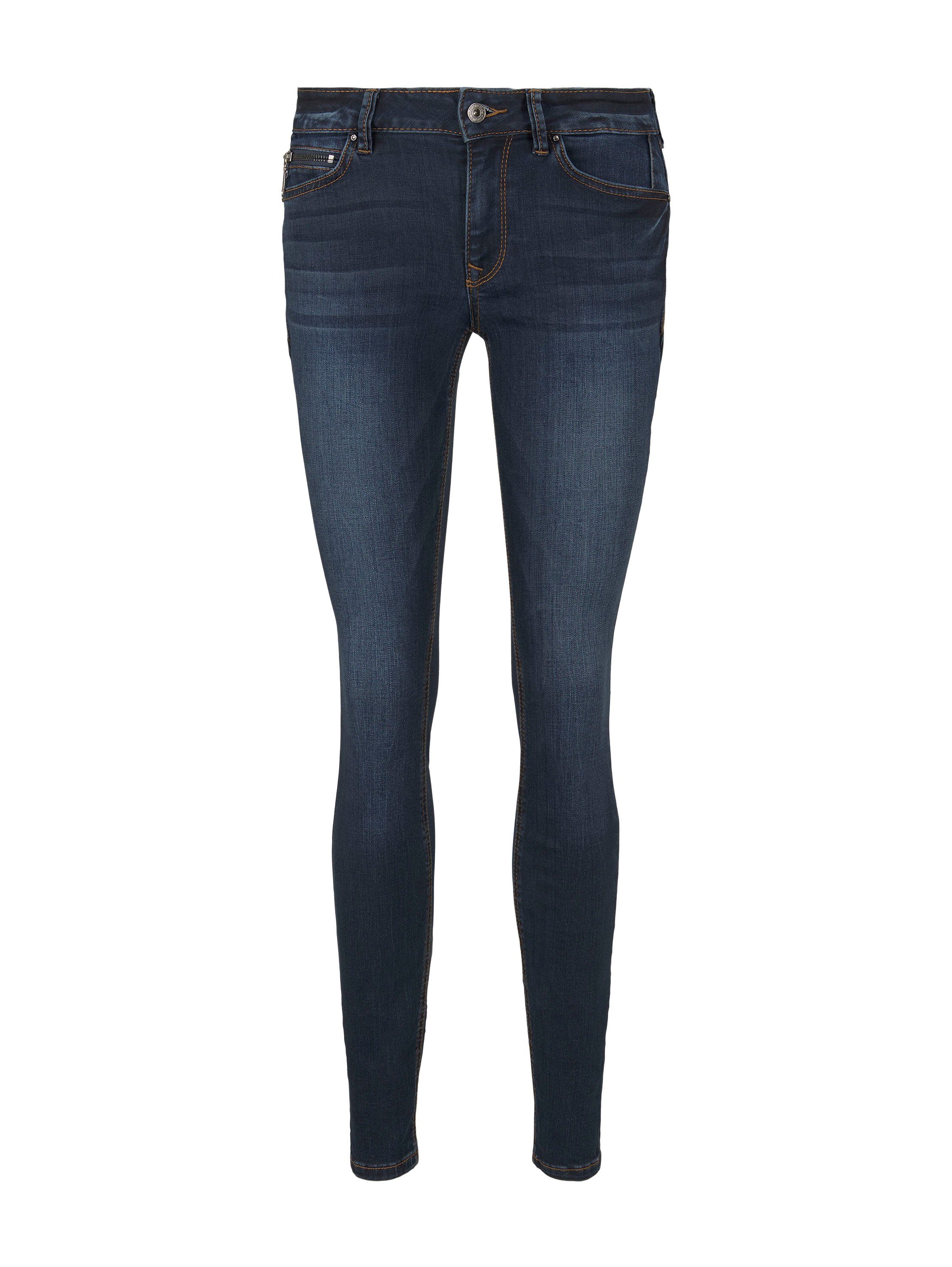 Tom Tailor Denim Skinny fit jeans JONA met sterke wassing en whiskering