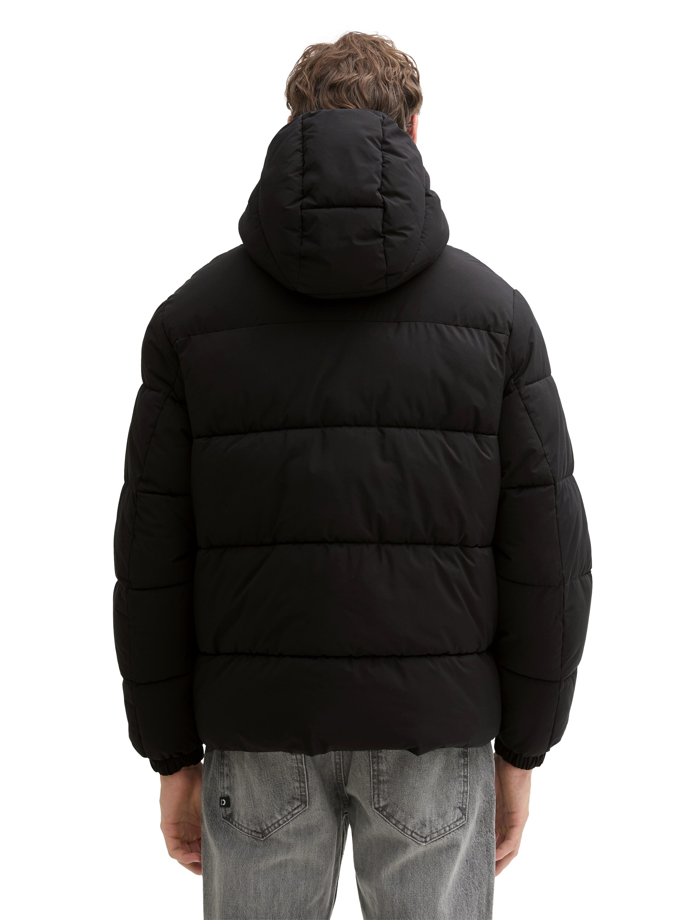 Tom Tailor Denim Gewatteerde jas met een capuchon
