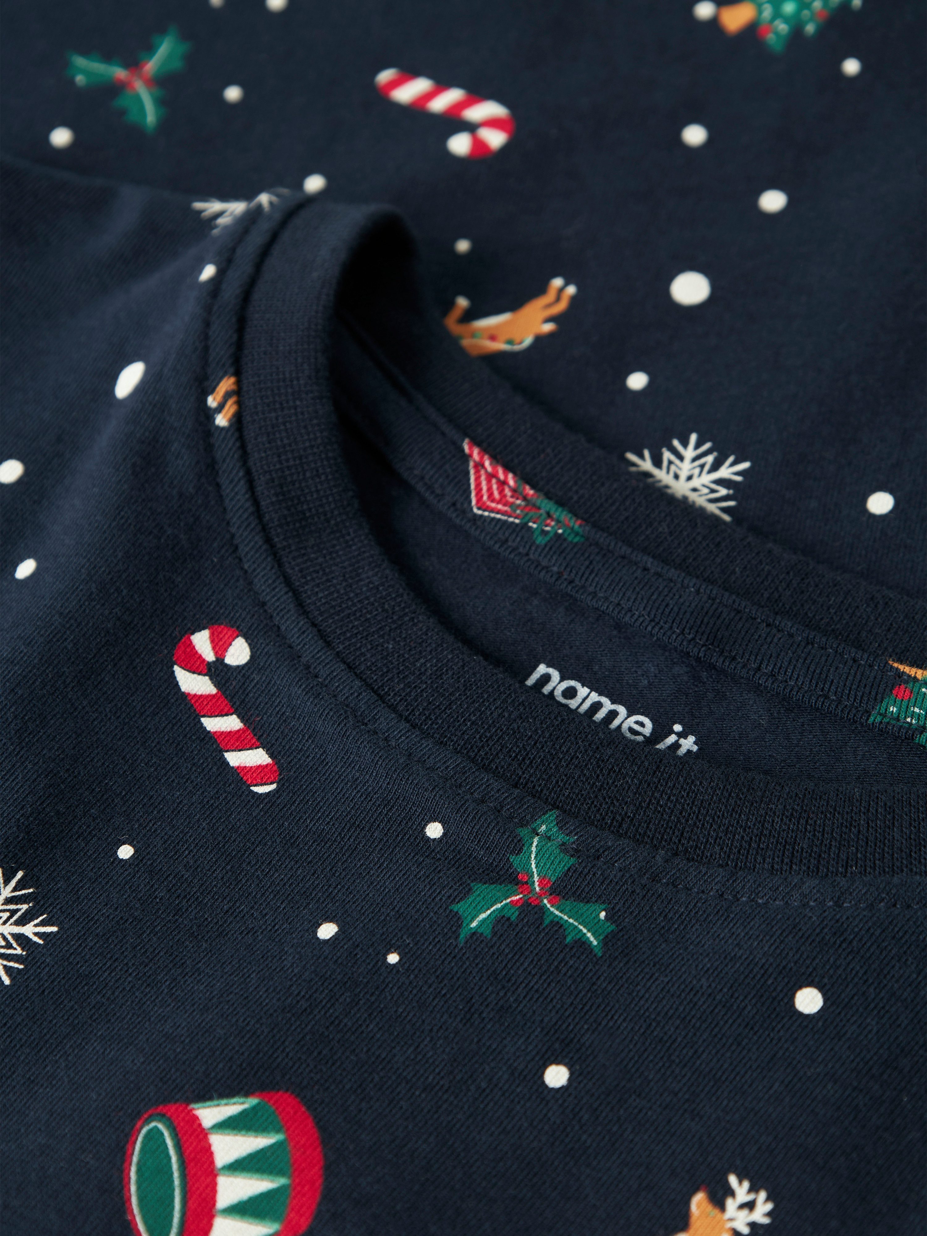 Name It Pyjama NMNVISMAS LS NIGHTSET (set, 2-delig)