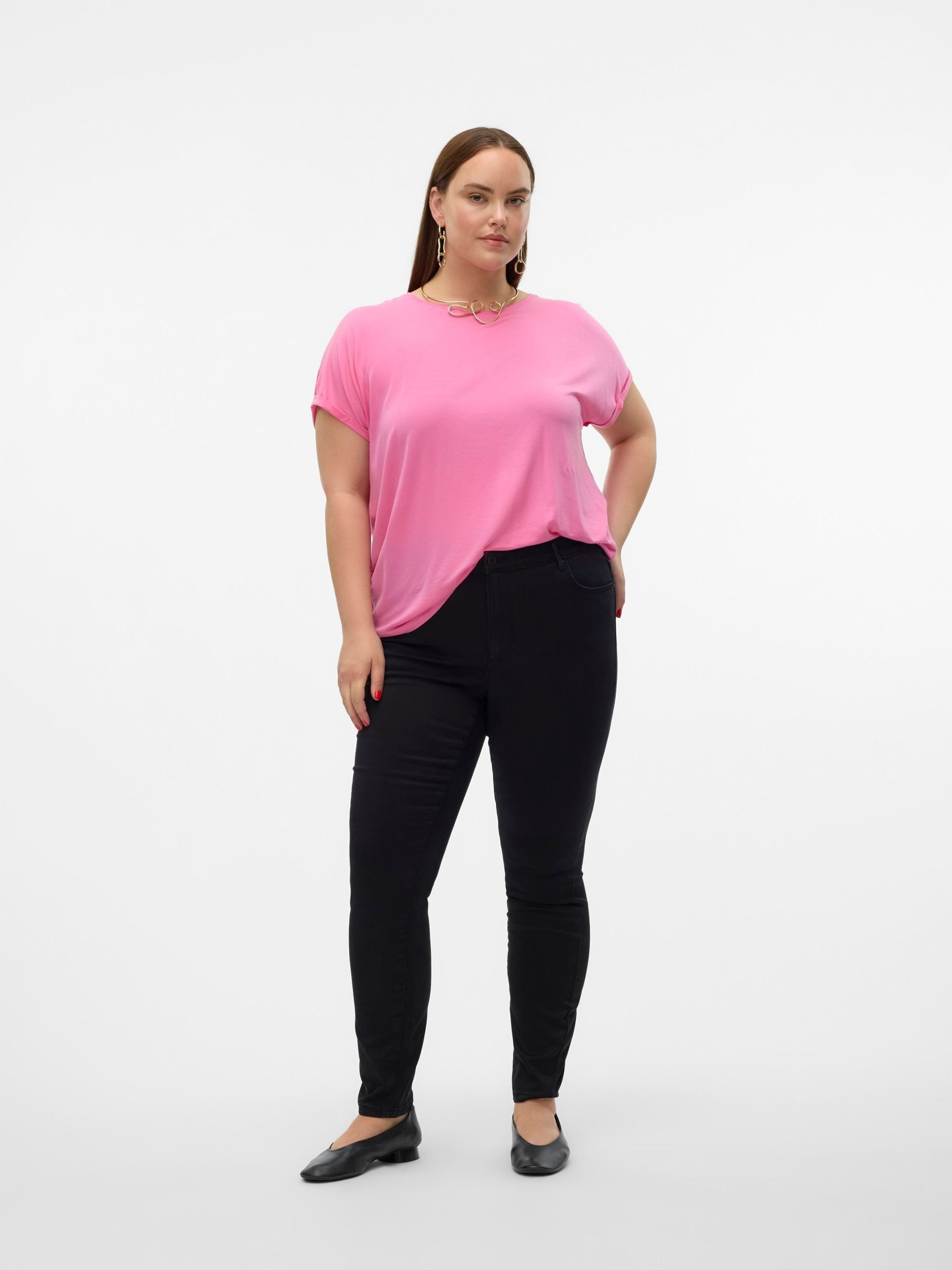 Vero Moda Curve Slim fit jeans VMPHIA HR SK SOFT VI110 GA CUR NOOS
