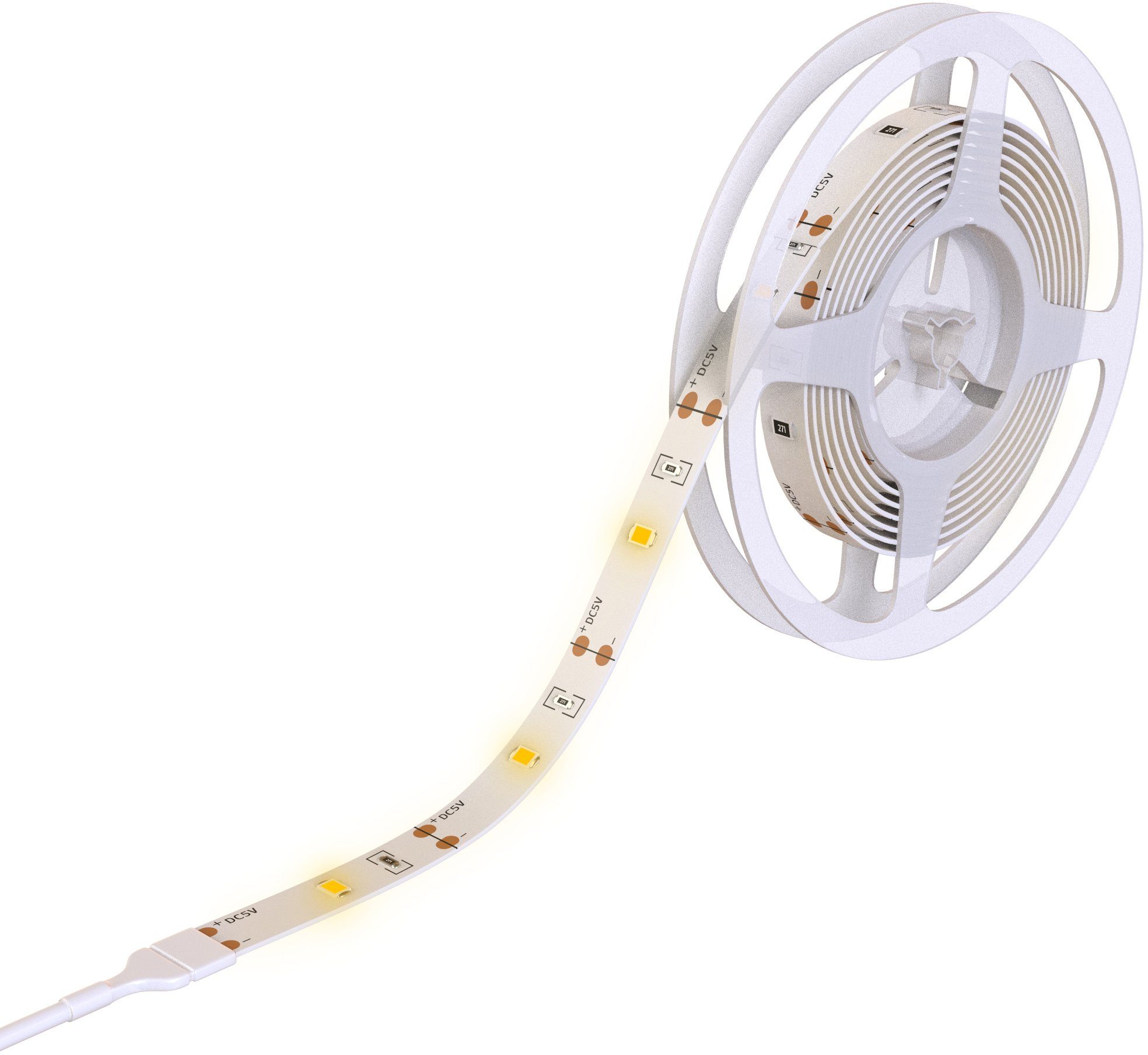 B.K.Licht Led-strepen 1m led band/strip kastverlichting met bewegingssensor