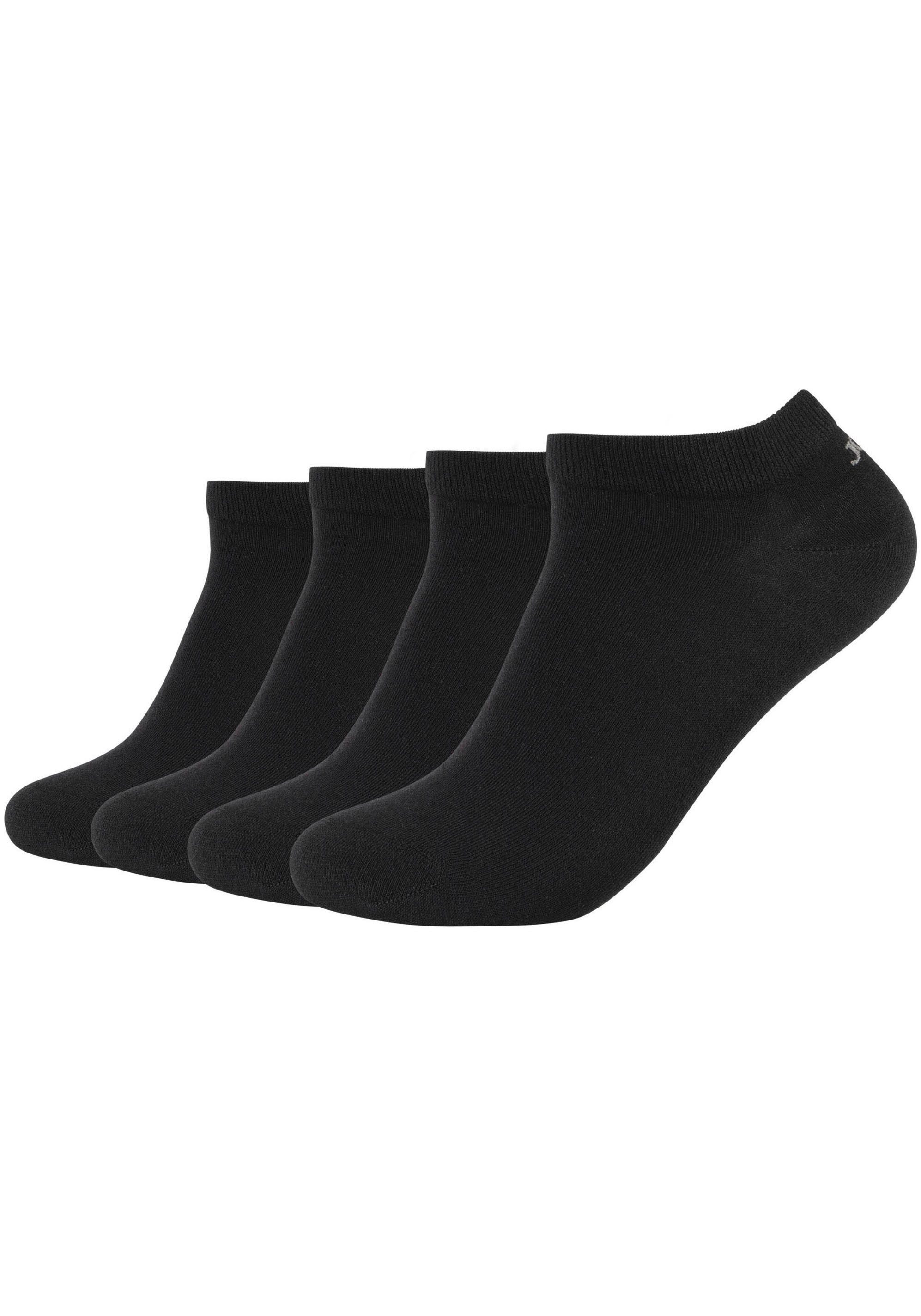 JOOP! Korte sokken Premium Essentials met versterkte hiel en teen (Set van 4)