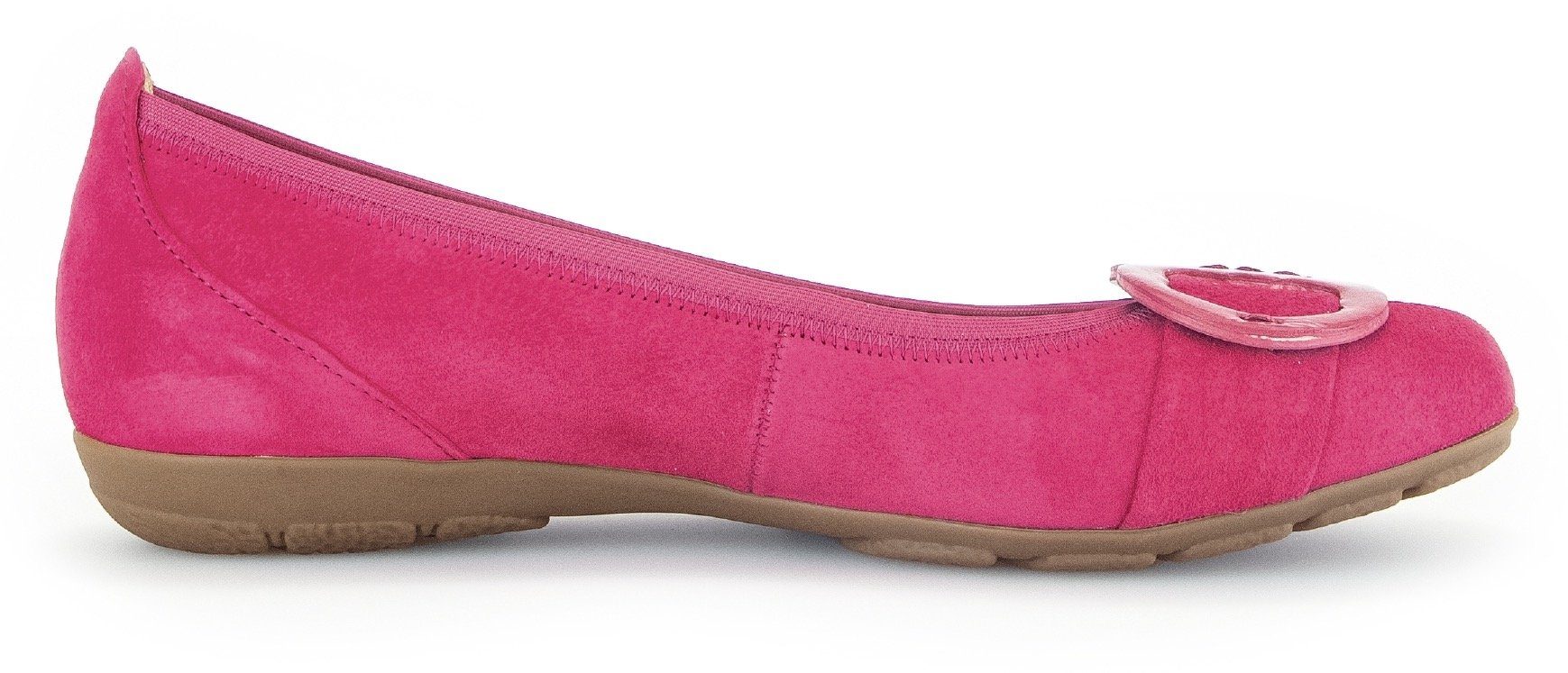 Gabor Ballerina's platte schoenen, instappers met hovercraft luchtkamer-zool