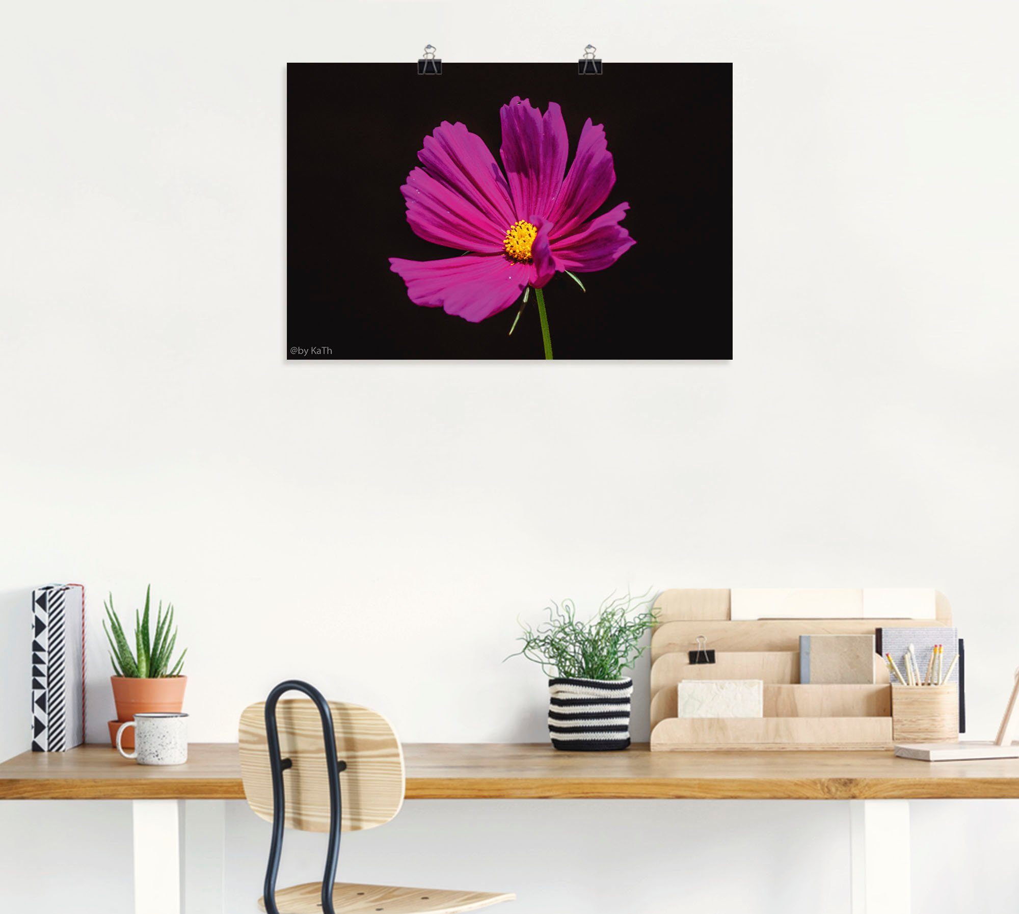 Artland Artprint Pink lady als artprint van aluminium, artprint op linnen, muursticker of poster in verschillende maten