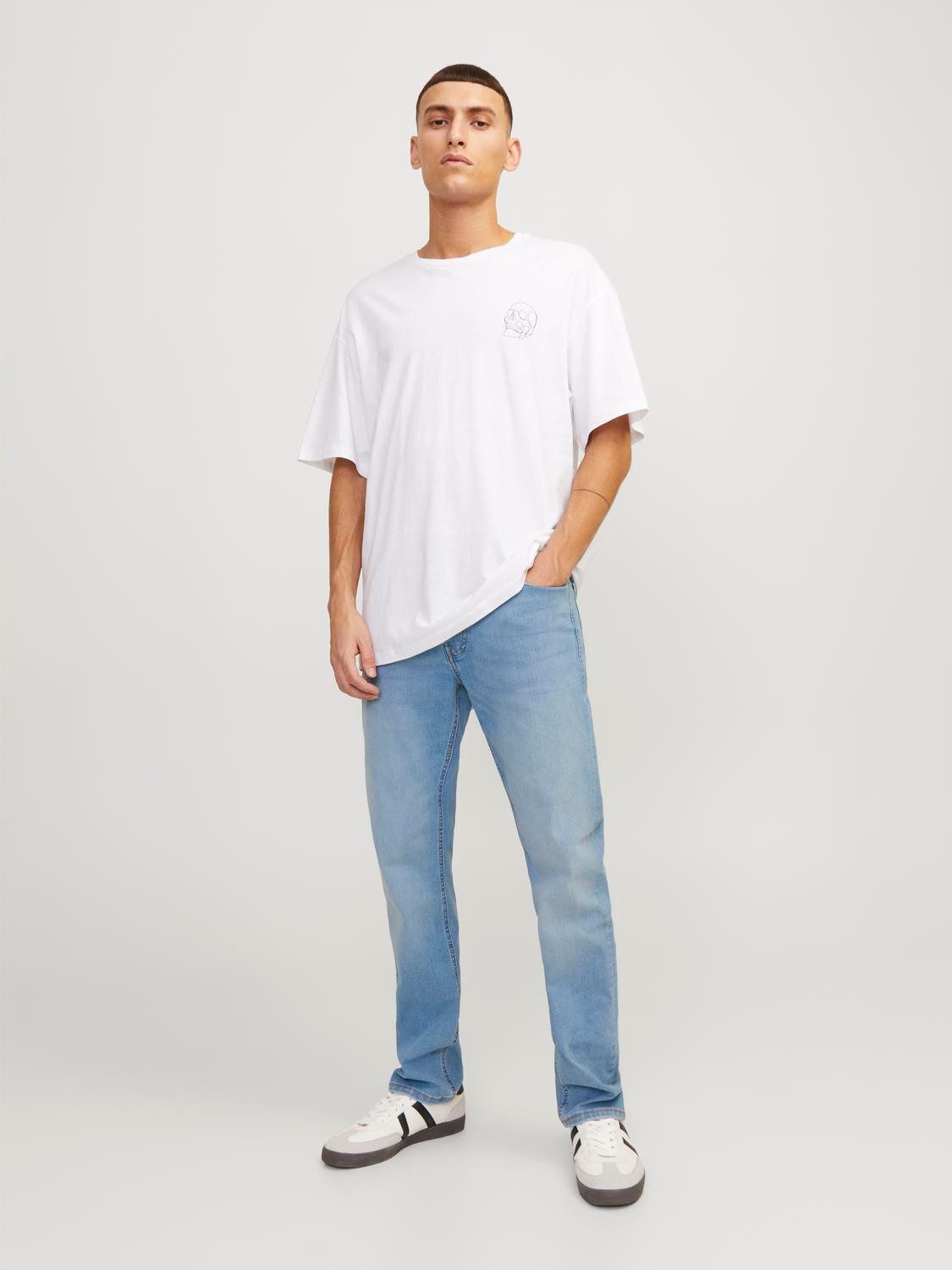 Jack & Jones Tapered jeans JJIMIKE JJORIGINAL SQ 223 Stonewashed voor een used-look met vervaagde effecten