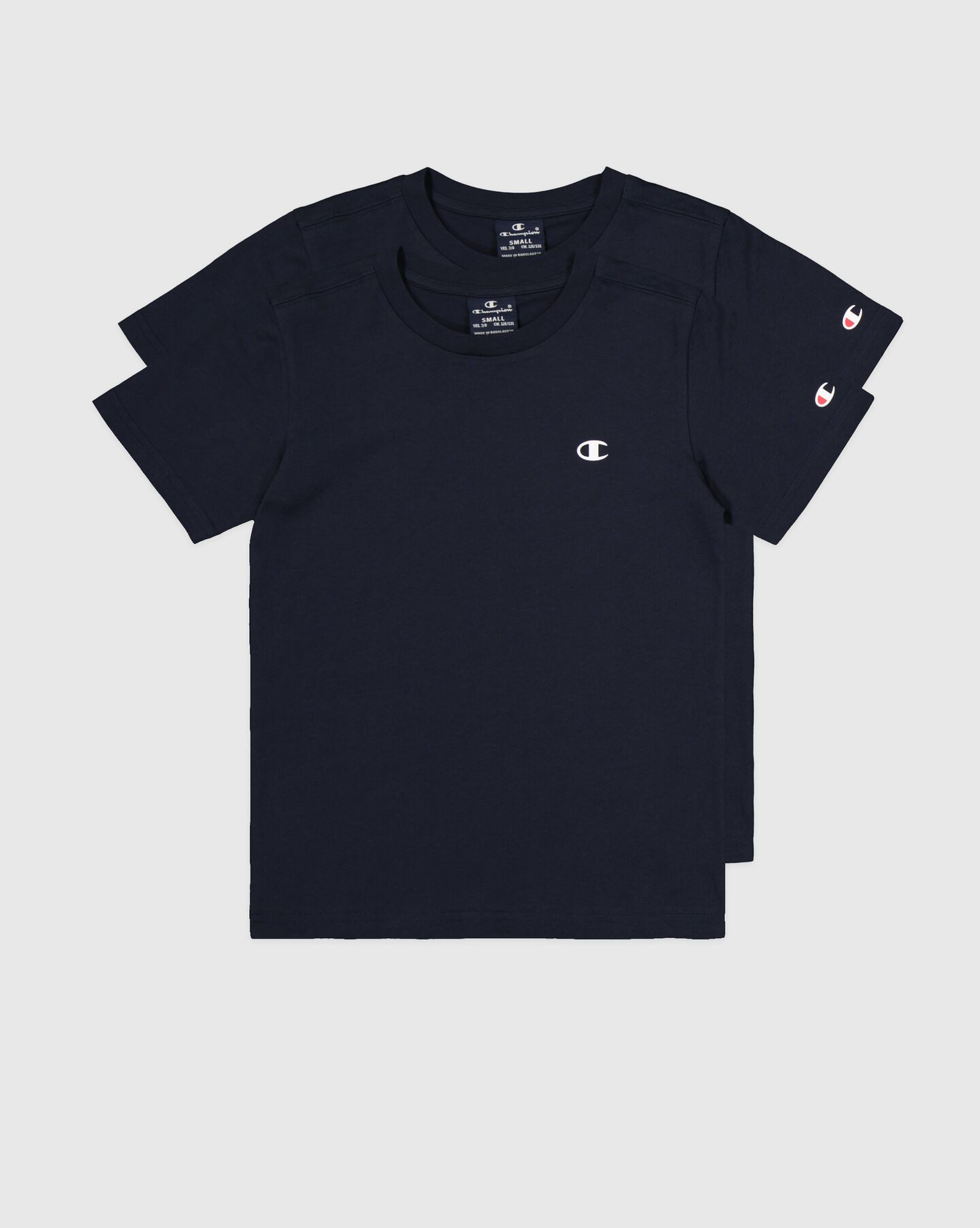 Champion T-shirt Basic 2pack Crew-Neck - voor kinderen (set, 2-delig)