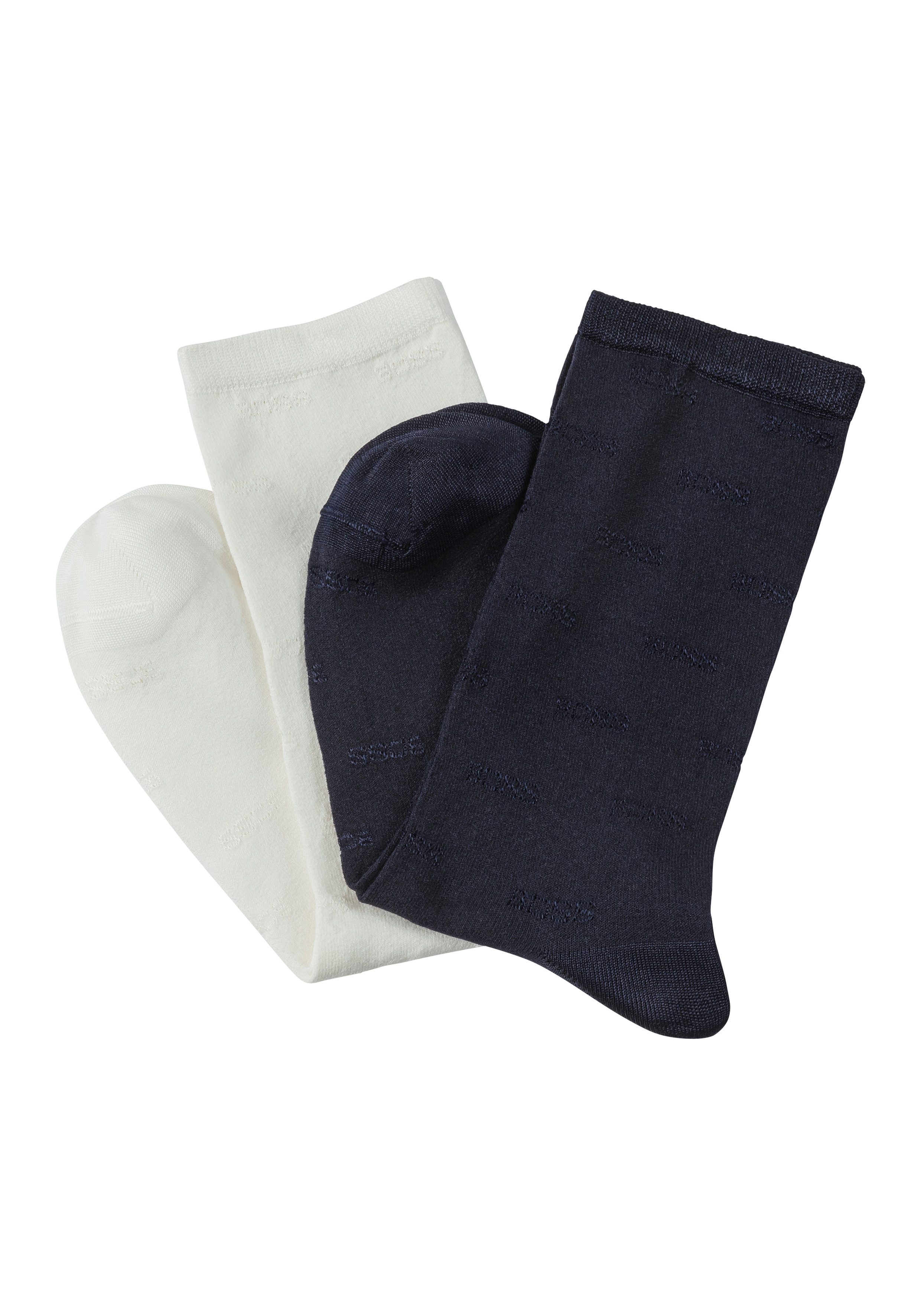 BOSS Sokken 2P RS BOSS Ao VI W (2 paar, Set van 2) dames sokken maat 35-38 multicolor