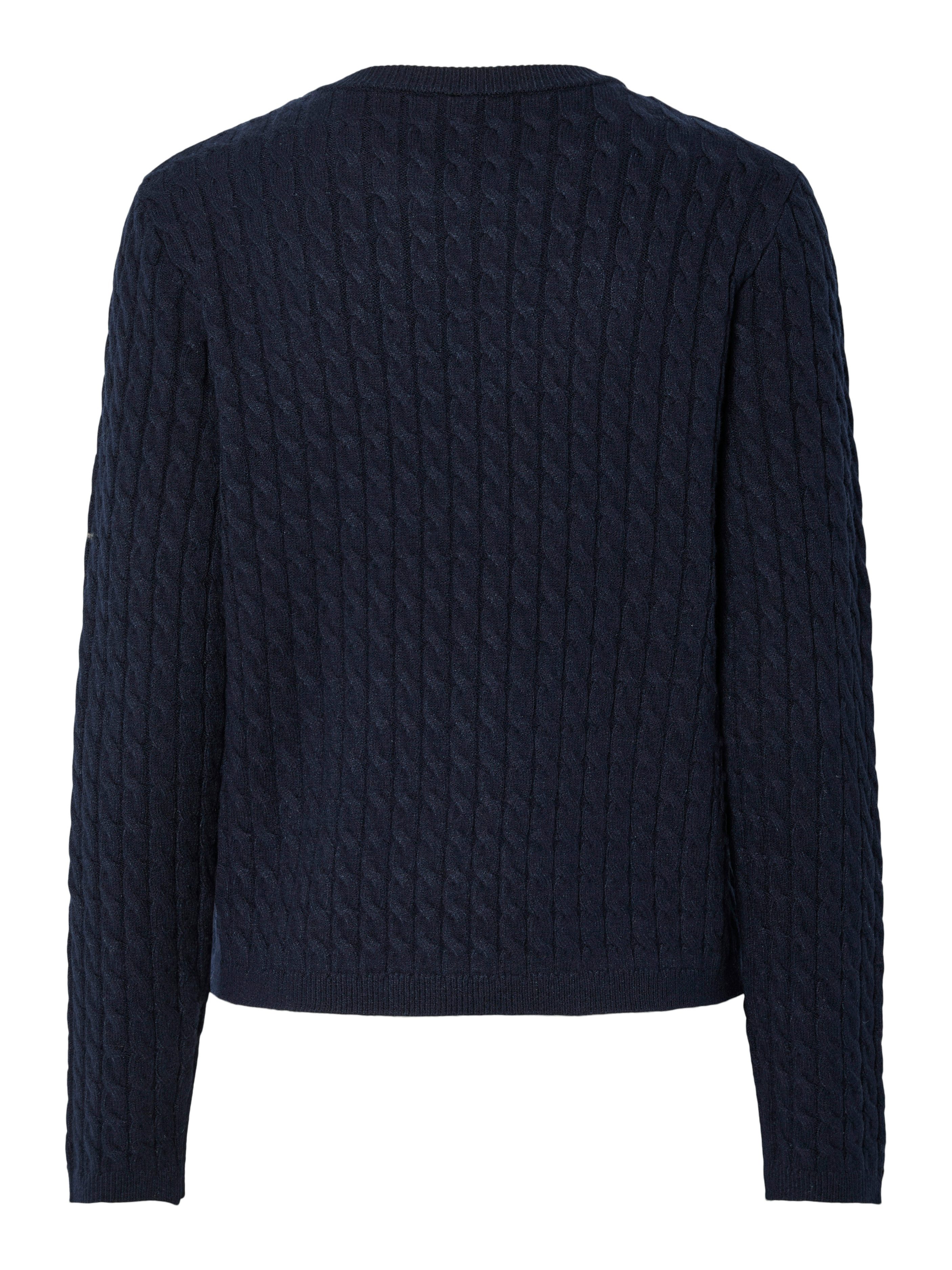 pieces Gebreide trui PCFIA LS CABLE KNIT NOOS BC