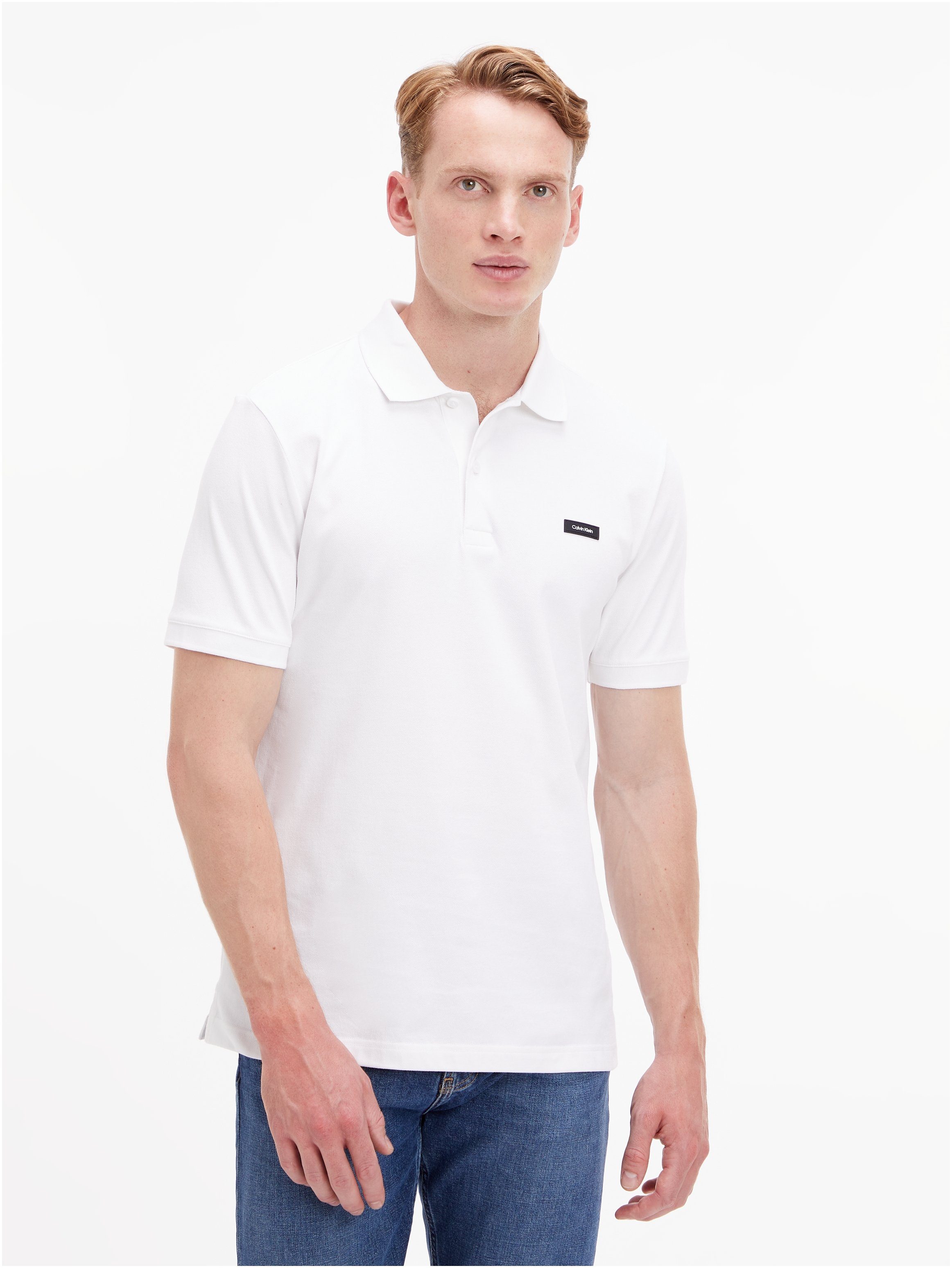 Calvin Klein Poloshirt met calvin klein-logo op de borst