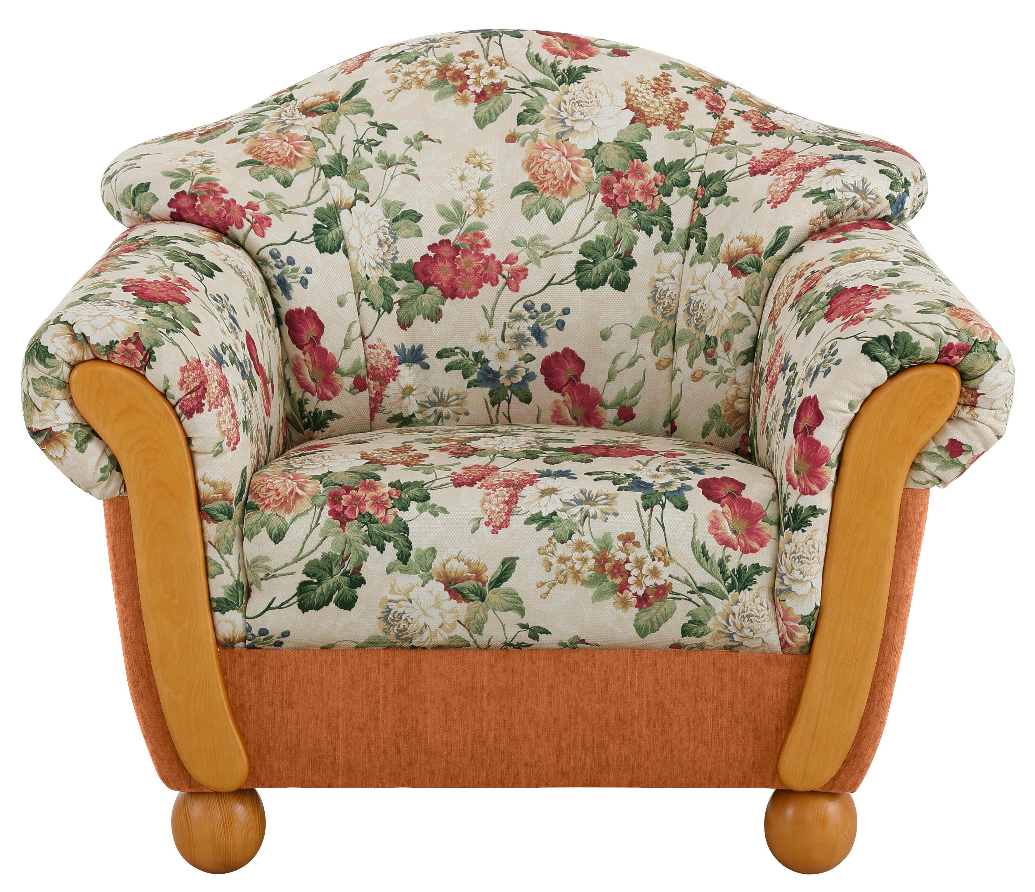 Home affaire Fauteuil Milano, bequemer Loungesessel im Landhaus-Stil (set)