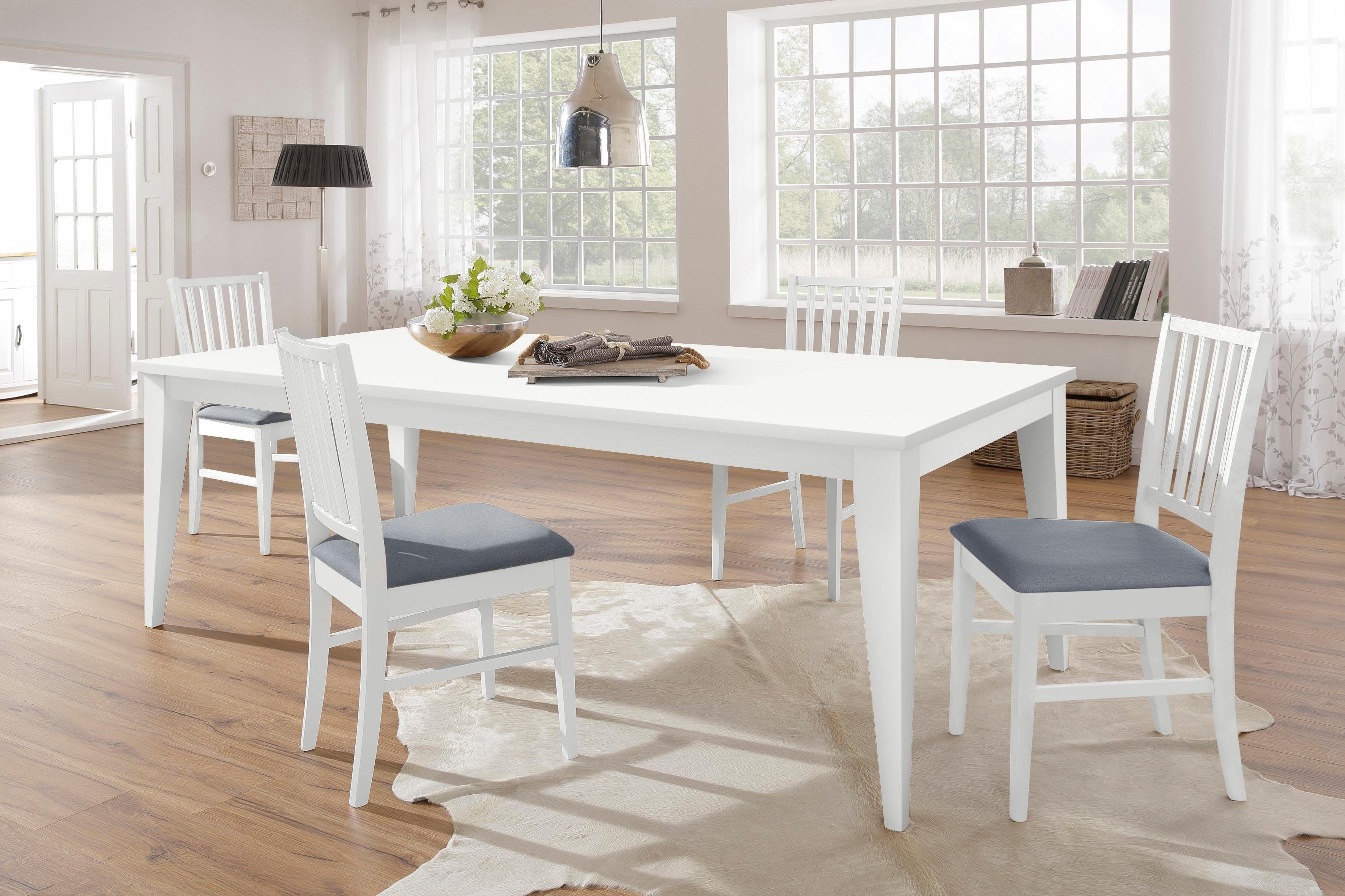 Home affaire Eetkamerstoel Ruanda keukenstoel TOPSELLER in set van 2, 4 of 6, houten stoel (set)